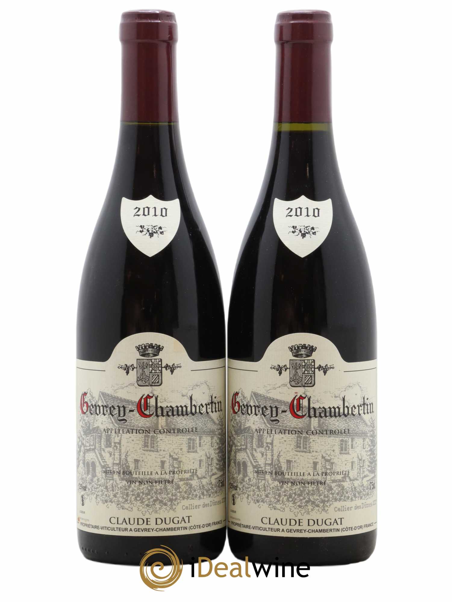 Gevrey-Chambertin Claude Dugat 2010 - Posten von 2 Flaschen - 0