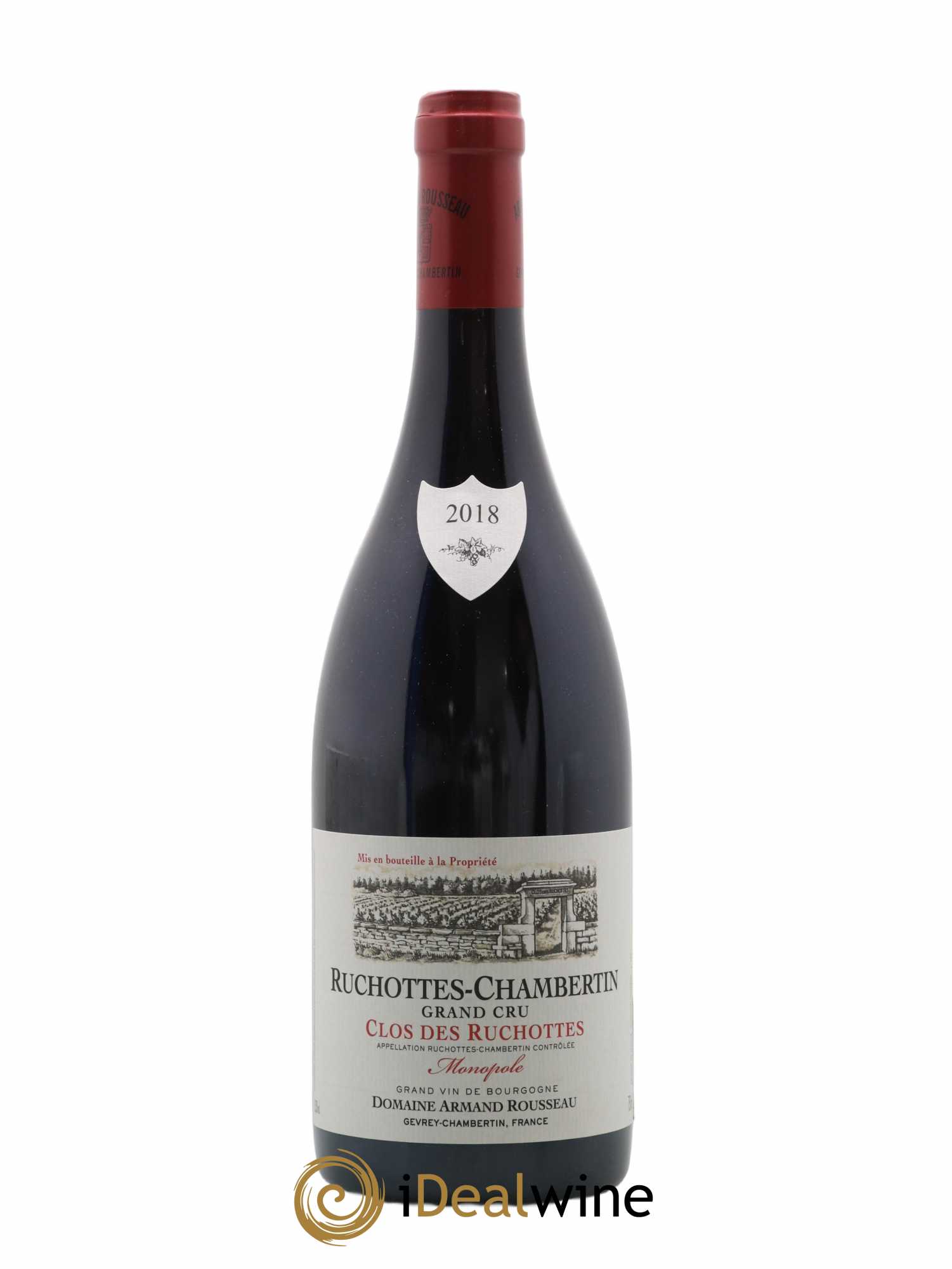 Ruchottes-Chambertin Grand Cru Clos des Ruchottes Armand Rousseau (Domaine) 2018 - Lotto di 1 bottiglia - 0