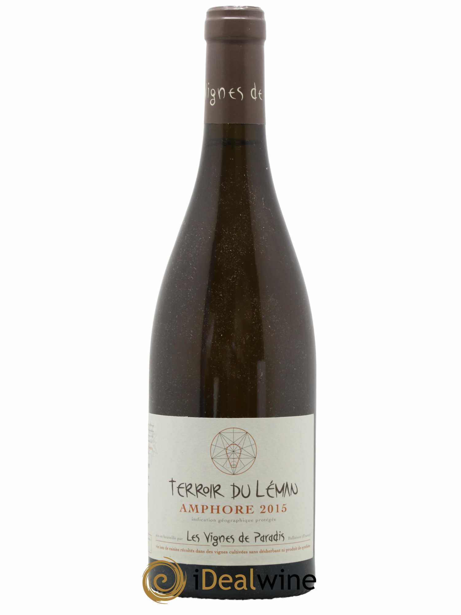 IGP Vin des Allobroges Terroir du Léman Amphore Les Vignes de Paradis 2015 - Lot de 1 bouteille - 0