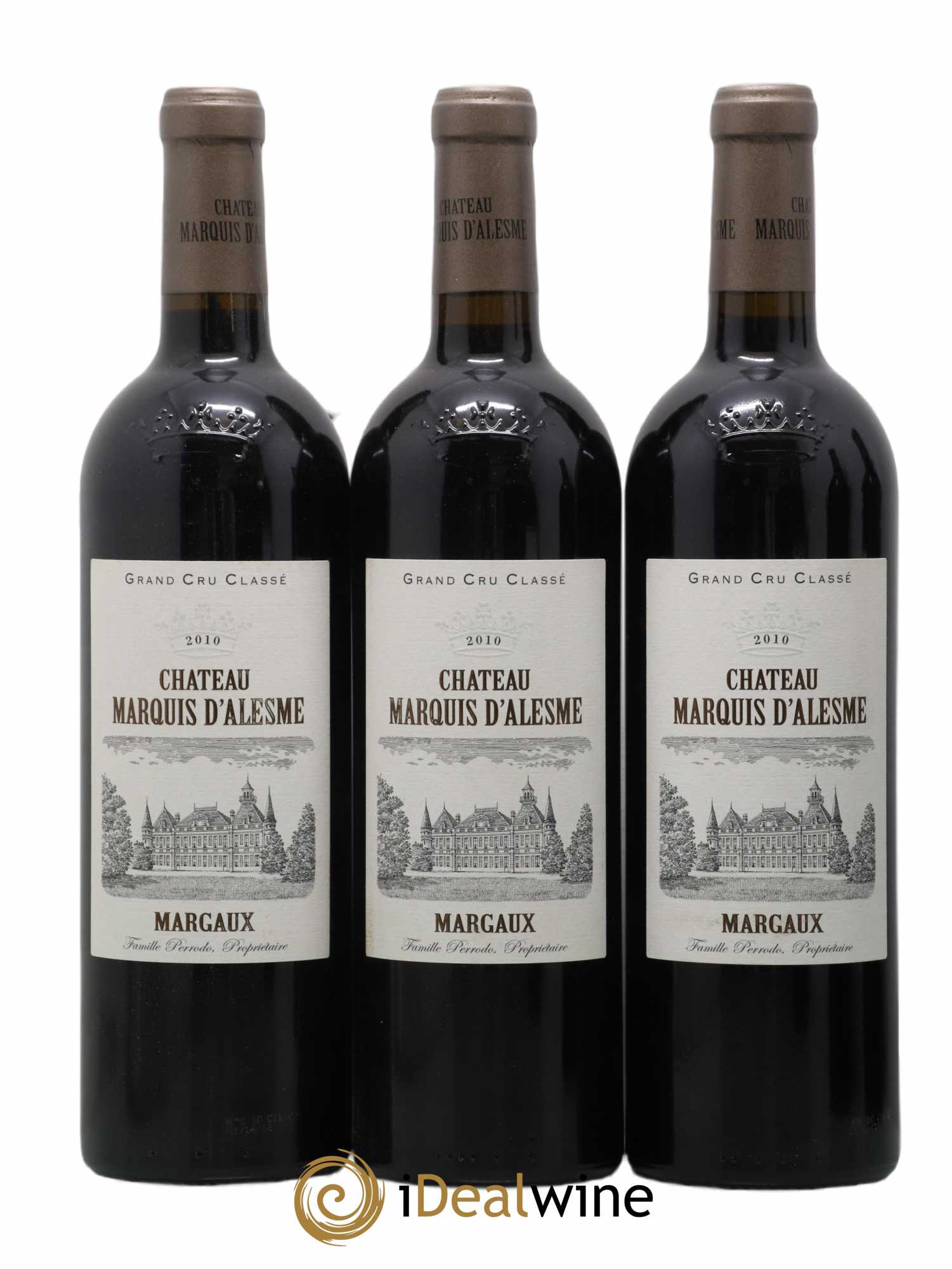 Château Marquis d'Alesme Becker 3ème Grand Cru Classé 2010 - Lot of 6 bottles - 1