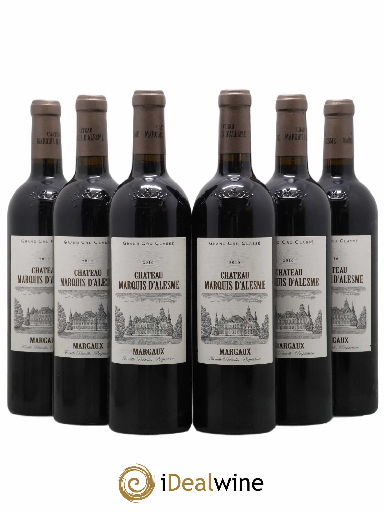 Château Marquis d'Alesme Becker 3ème Grand Cru Classé 2010 - Lot of 6 bottles - 0