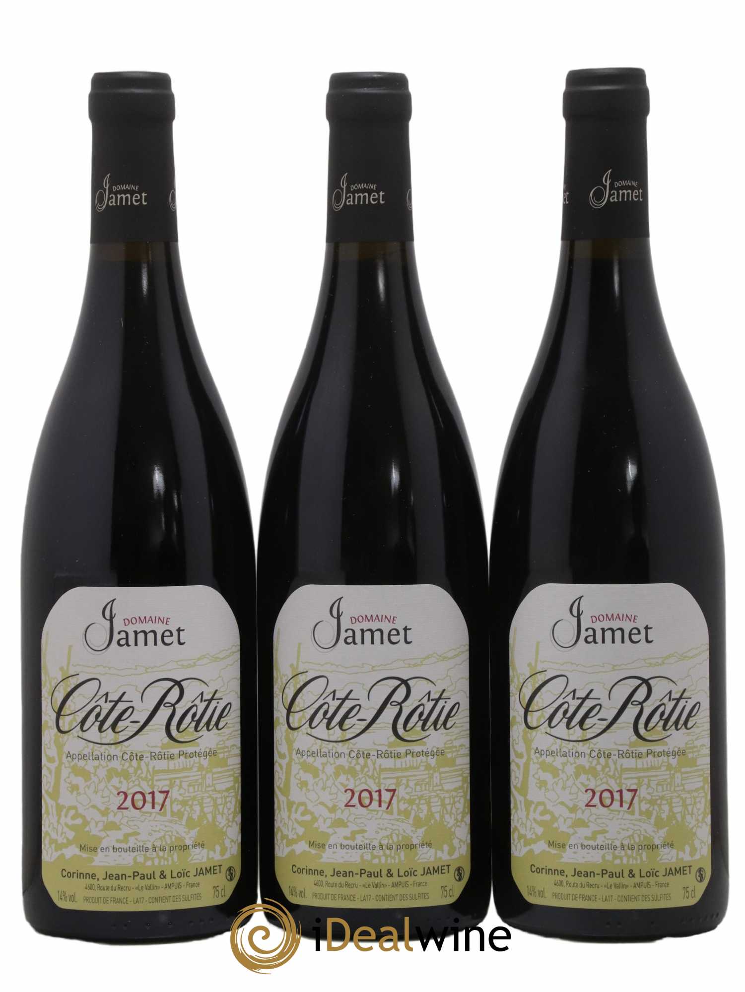 Côte-Rôtie Jamet (Domaine)  2017 - Lotto di 3 bottiglie - 0