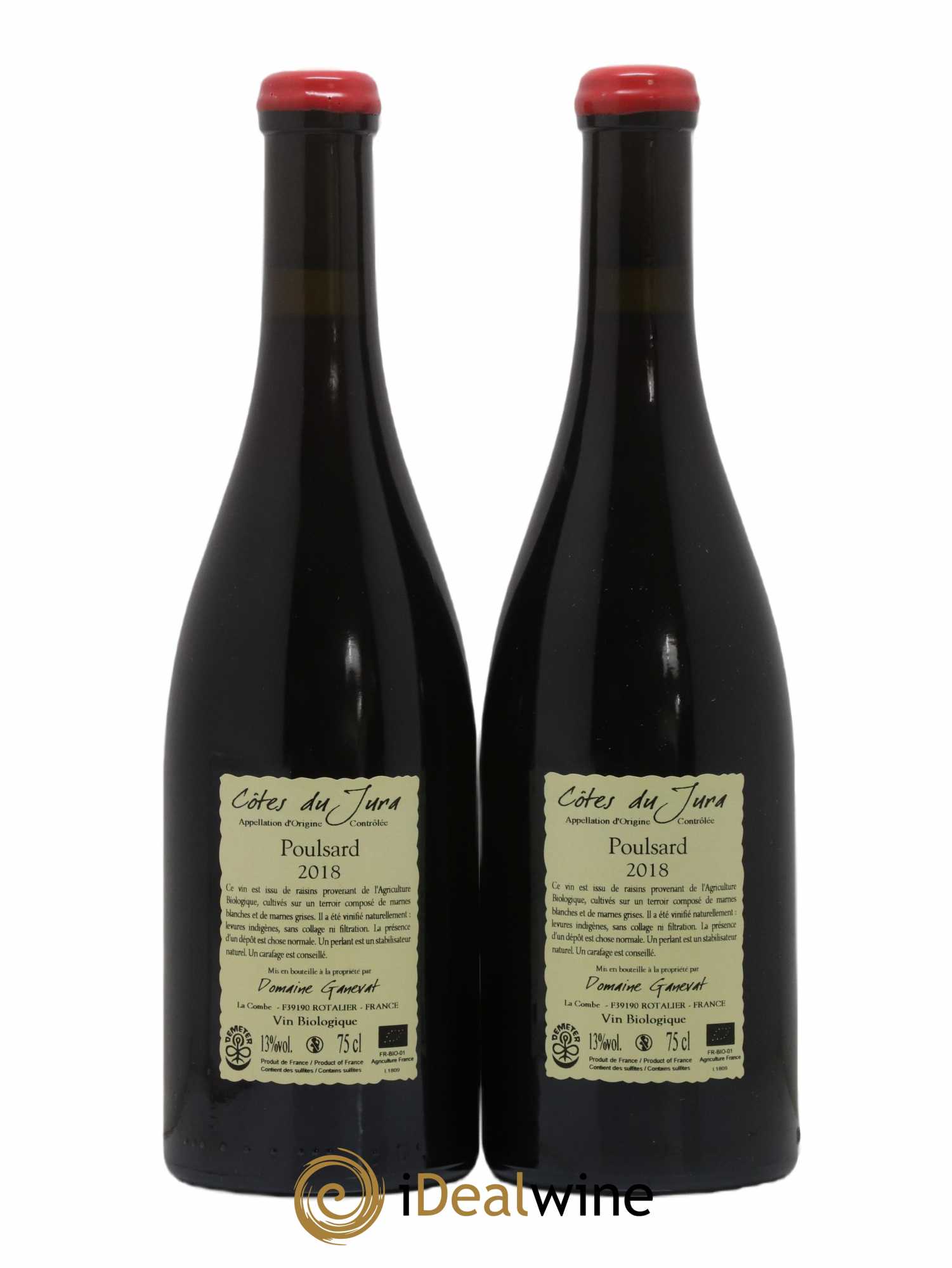 Côtes du Jura Cuvée de l'Enfant Terrible Jean-François Ganevat (Domaine)  2018 - Lot of 2 bottles - 1