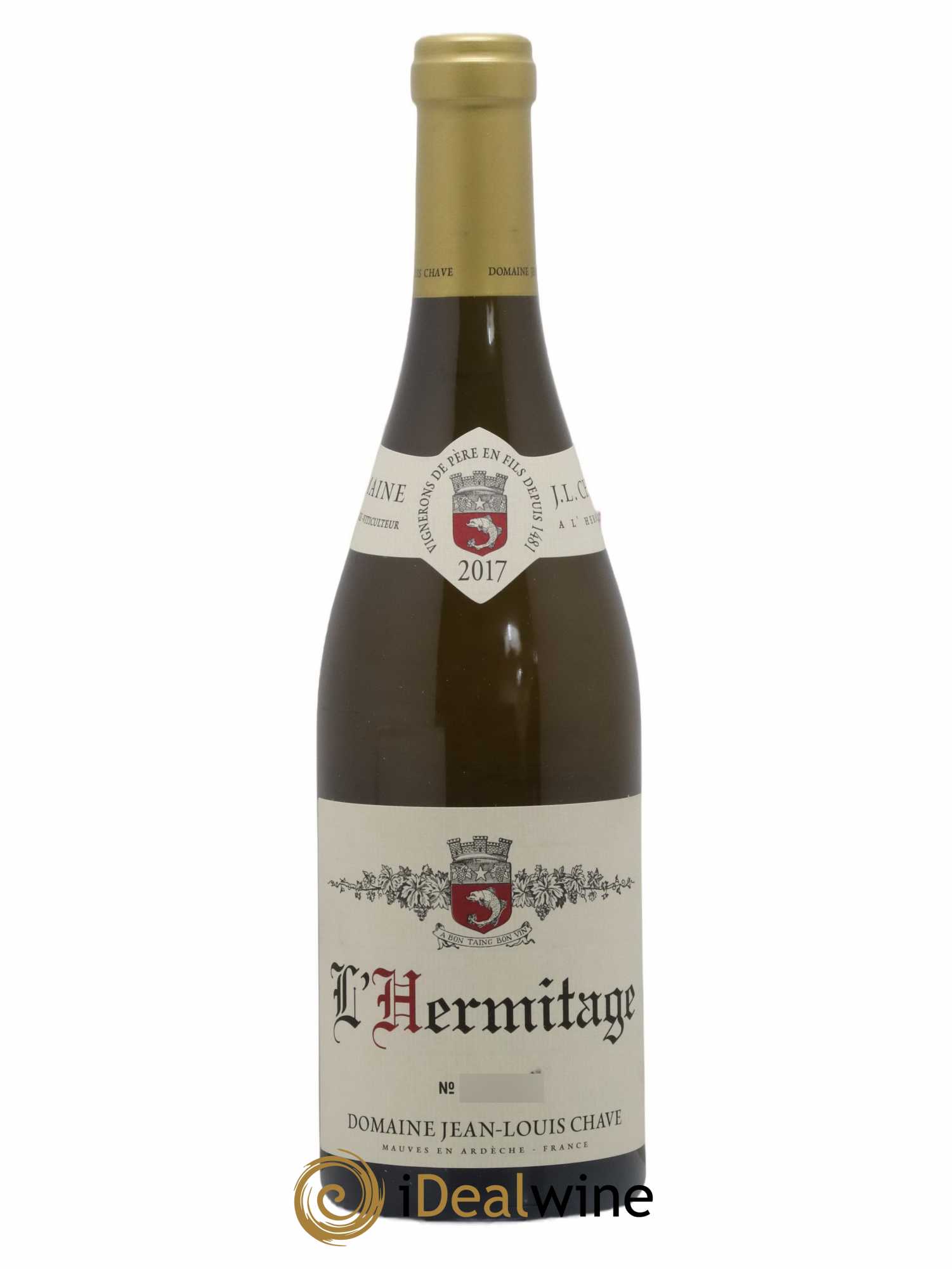 Hermitage Jean-Louis Chave  2017 - Lotto di 1 bottiglia - 0