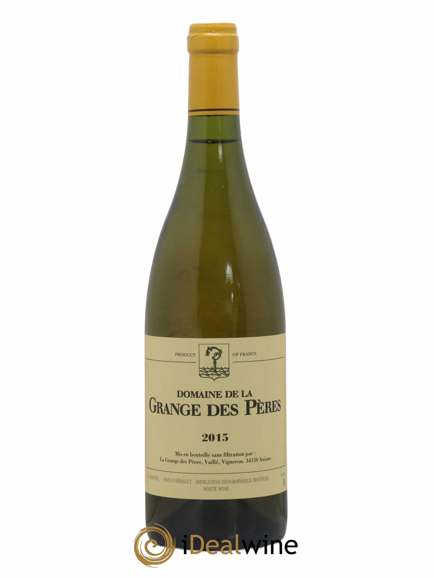 IGP Pays d'Hérault Grange des Pères Laurent Vaillé  2015 - Lot of 1 bottle - 0