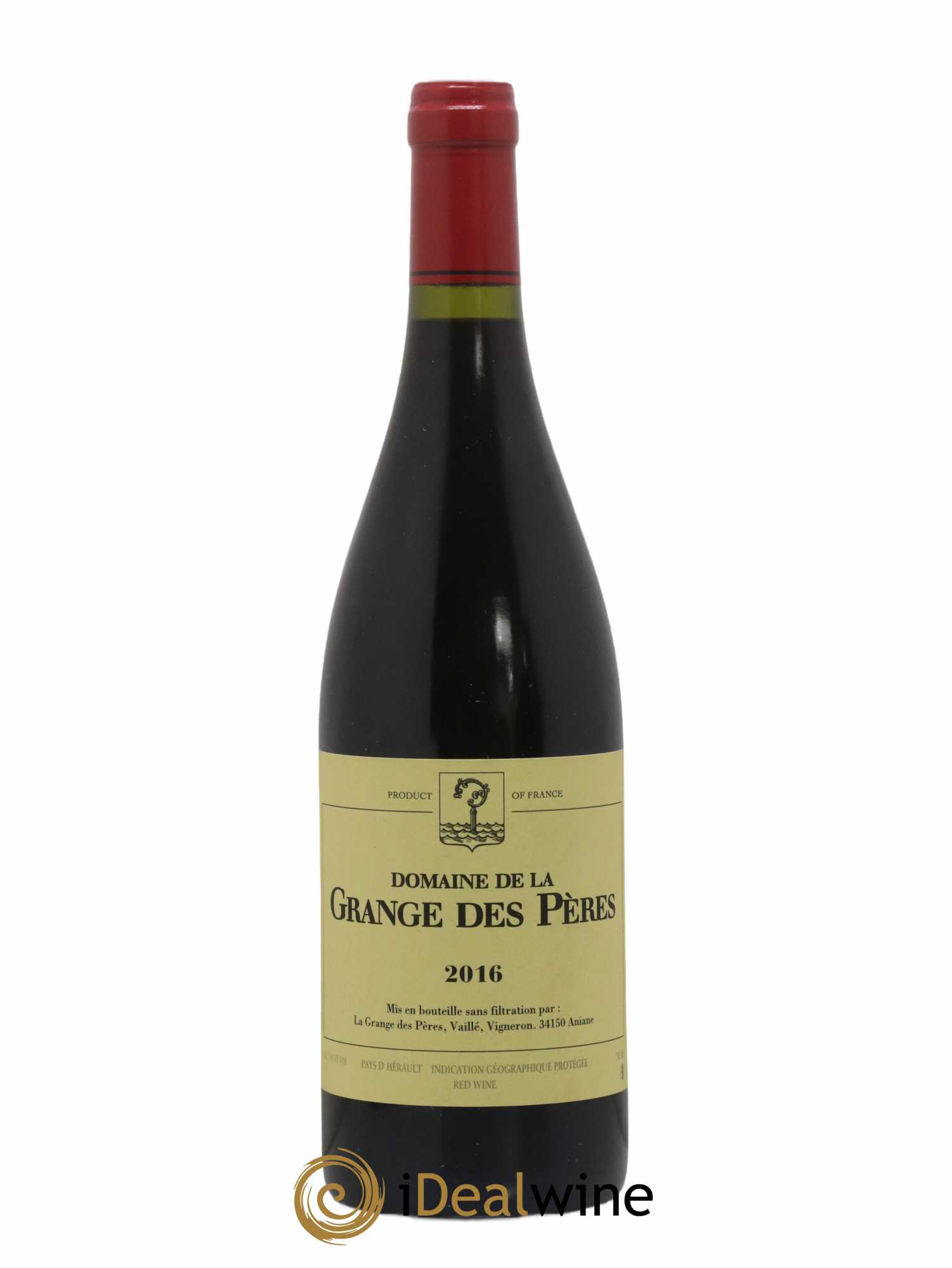 IGP Pays d'Hérault Grange des Pères Laurent Vaillé  2016 - Lot of 1 bottle - 0