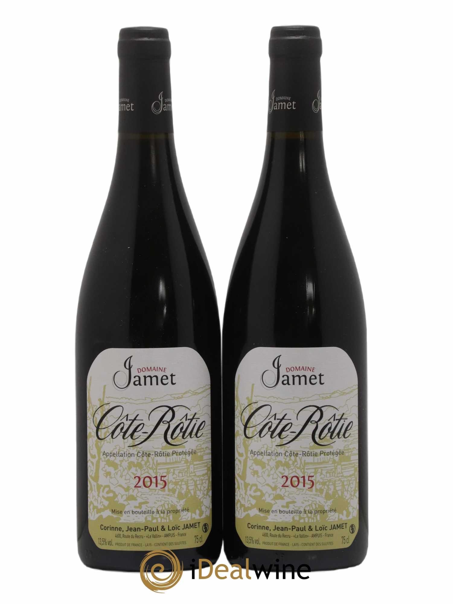 Côte-Rôtie Jamet (Domaine)  2015 - Lotto di 2 bottiglie - 0