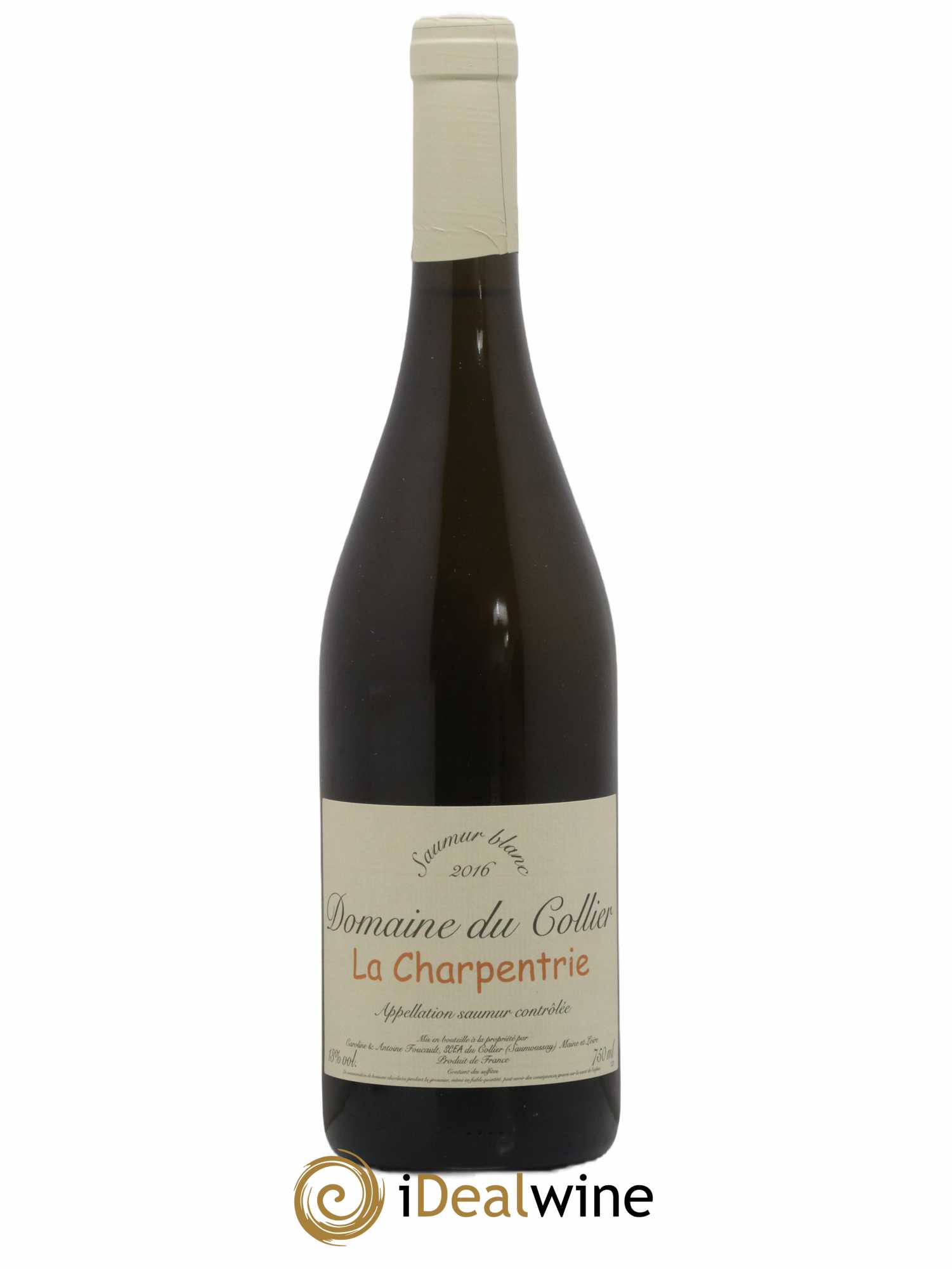 Saumur La Charpentrie Domaine du Collier  2016 - Posten von 1 Flasche - 0