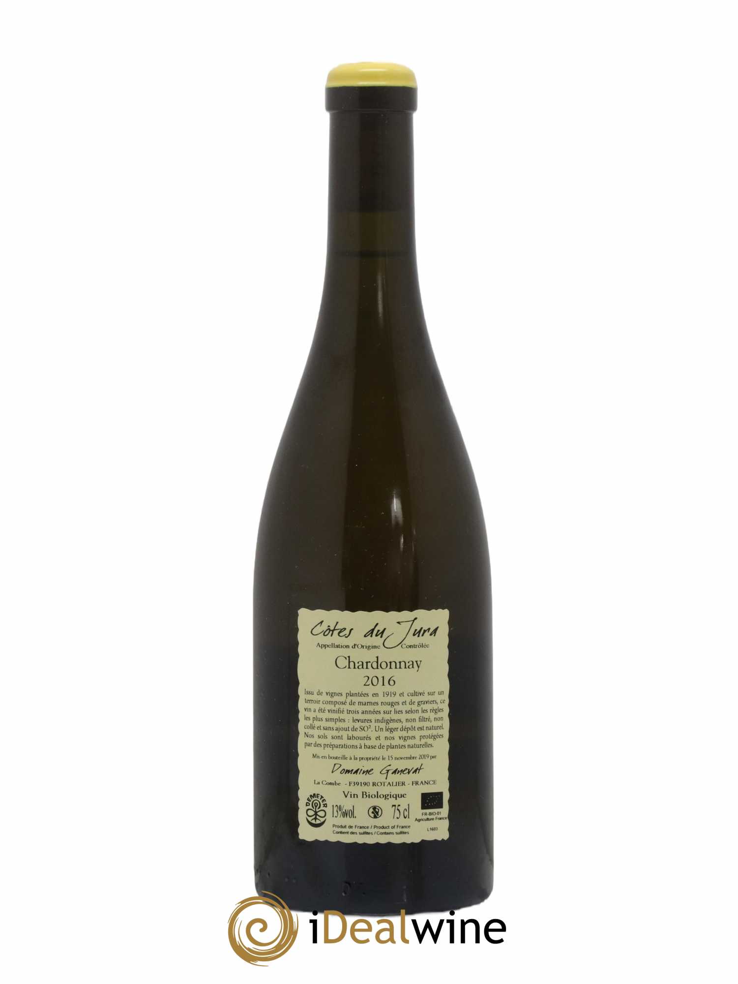 Côtes du Jura Les Grands Teppes Vieilles Vignes Jean-François Ganevat (Domaine)  2016 - Lot of 1 bottle - 1