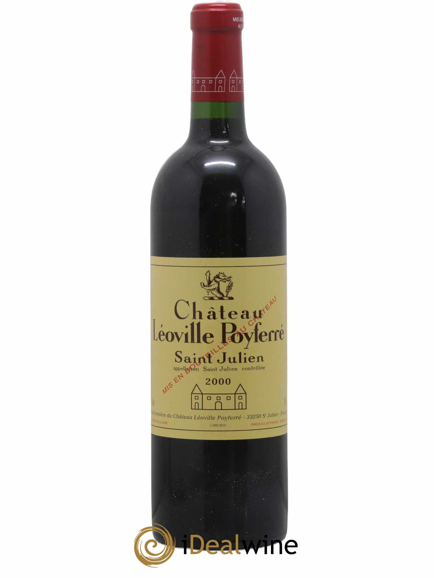 Château Léoville Poyferré 2ème Grand Cru Classé  2000 - Lotto di 1 bottiglia - 0