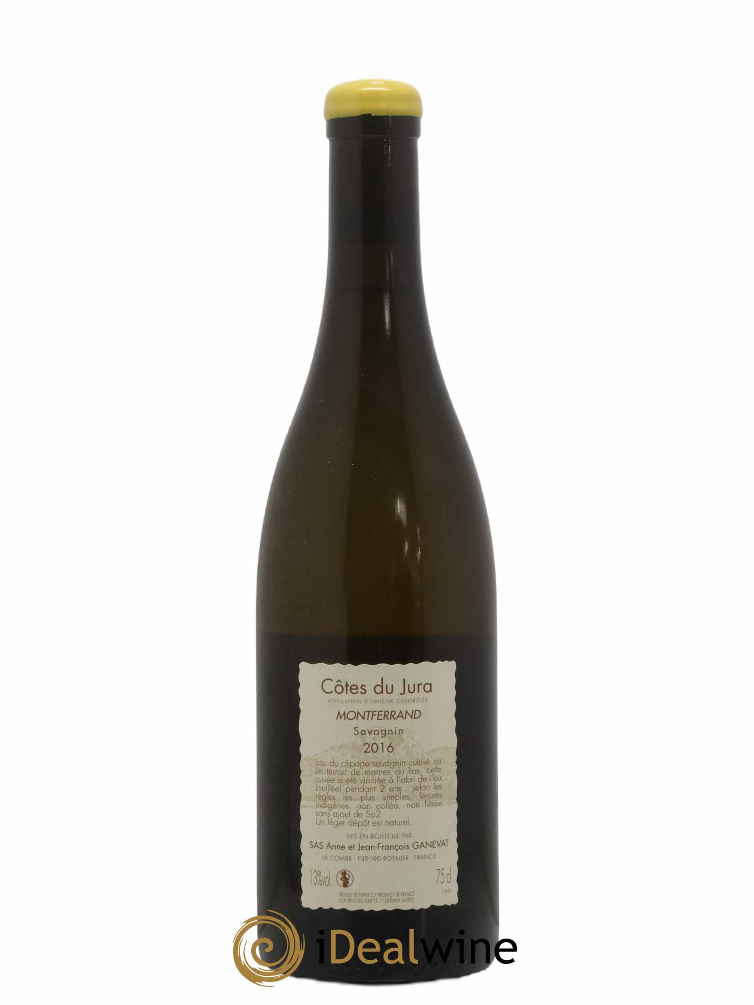 Côtes du Jura Montferrand savagnin Ganevat (Domaine)  2016 - Lot de 1 bouteille - 1