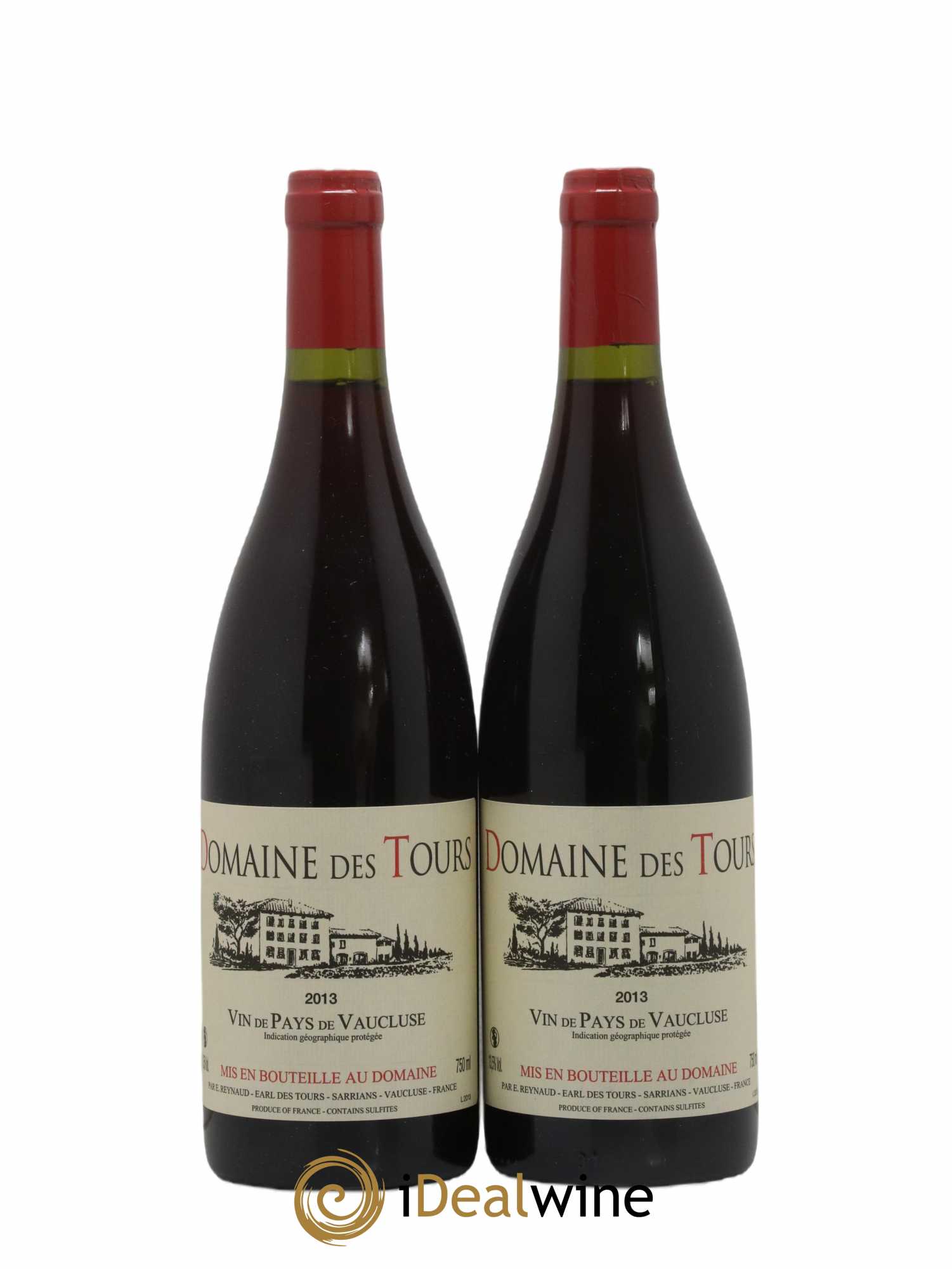 IGP Vaucluse (Vin de Pays de Vaucluse) Domaine des Tours Emmanuel Reynaud  2013 - Lotto di 2 bottiglie - 0