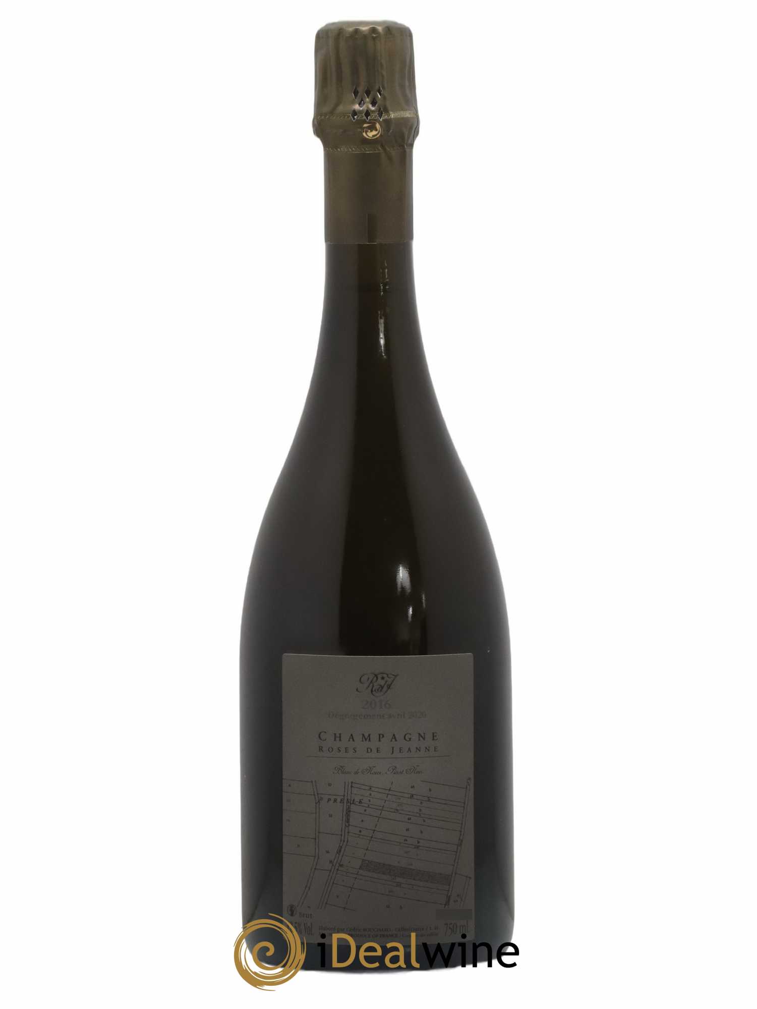 Roses de Jeanne Presle Blanc de Noirs Cédric Bouchard  2016 - Lotto di 1 bottiglia - 1