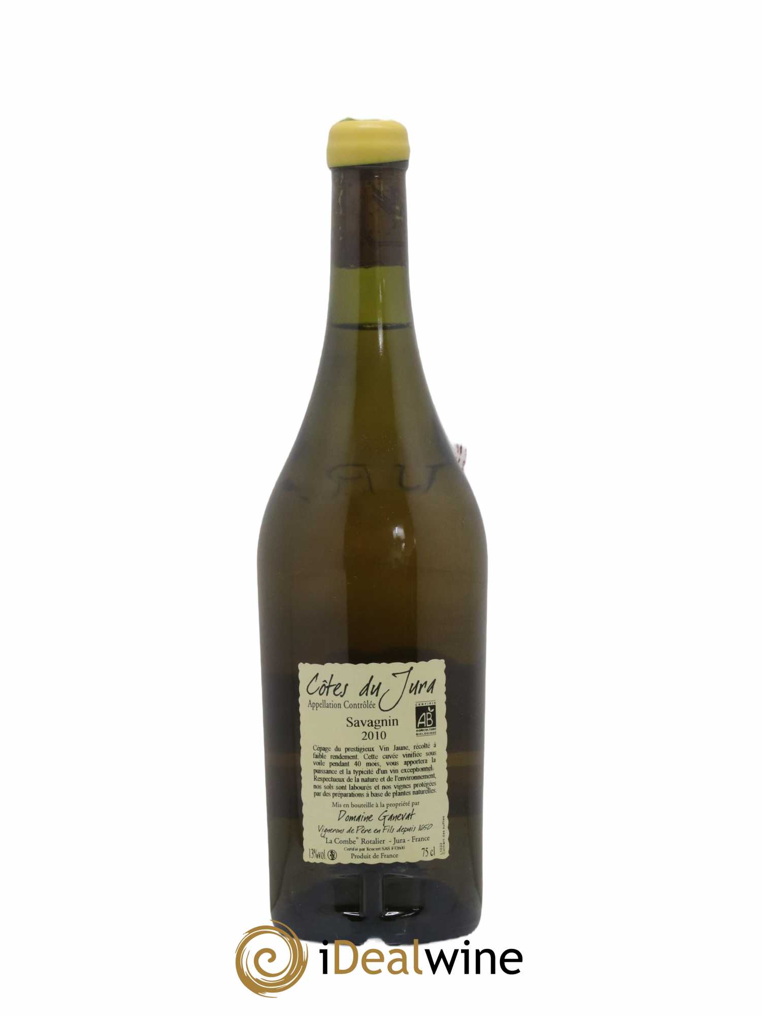 Côtes du Jura Les Terrasses De Chalandigna Jean-François Ganevat (Domaine)  2010 - Lot de 1 bouteille - 1