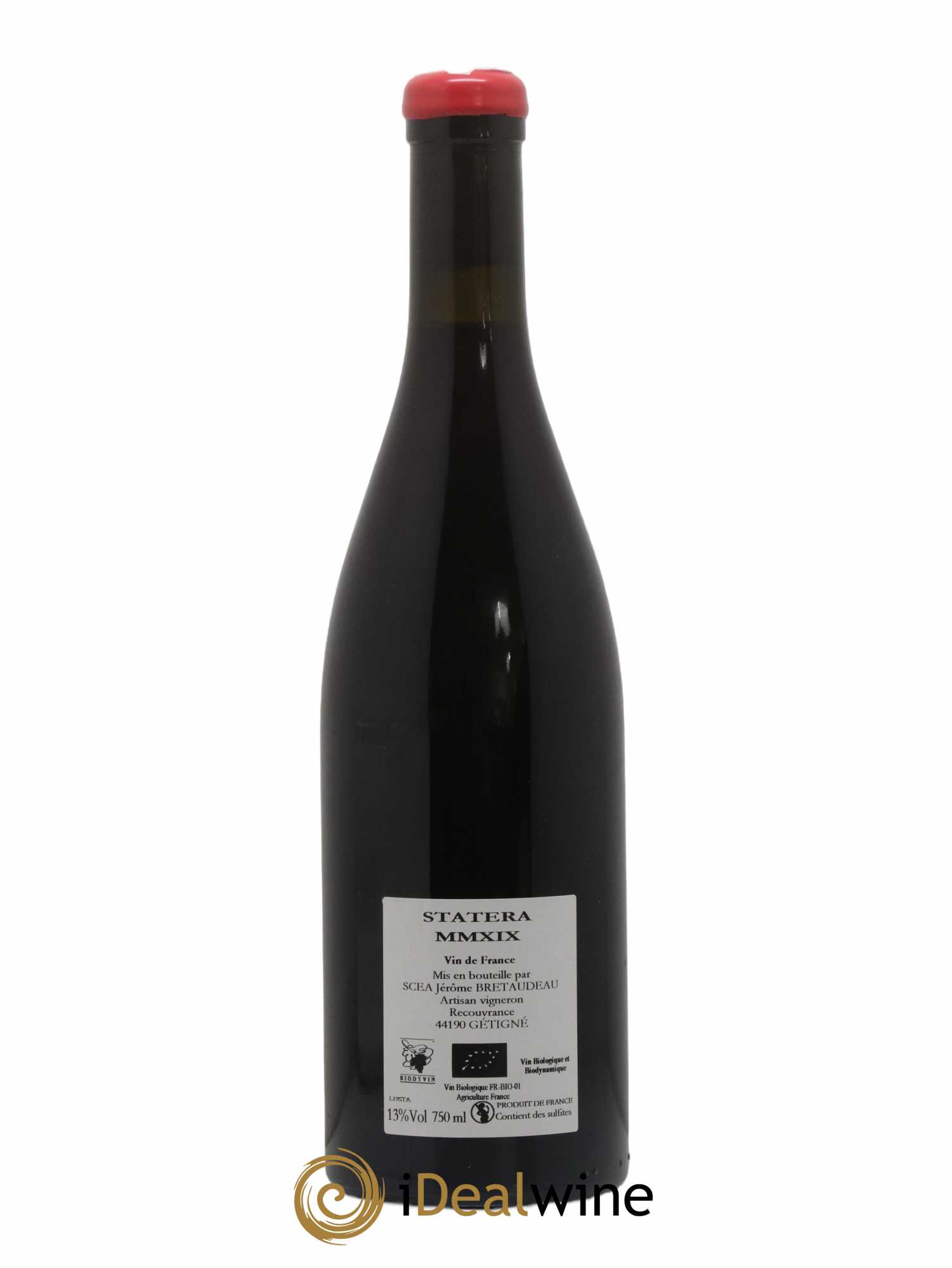 Vin de France Statera Jérôme Bretaudeau - Domaine de Bellevue  2019 - Lot de 1 bouteille - 1