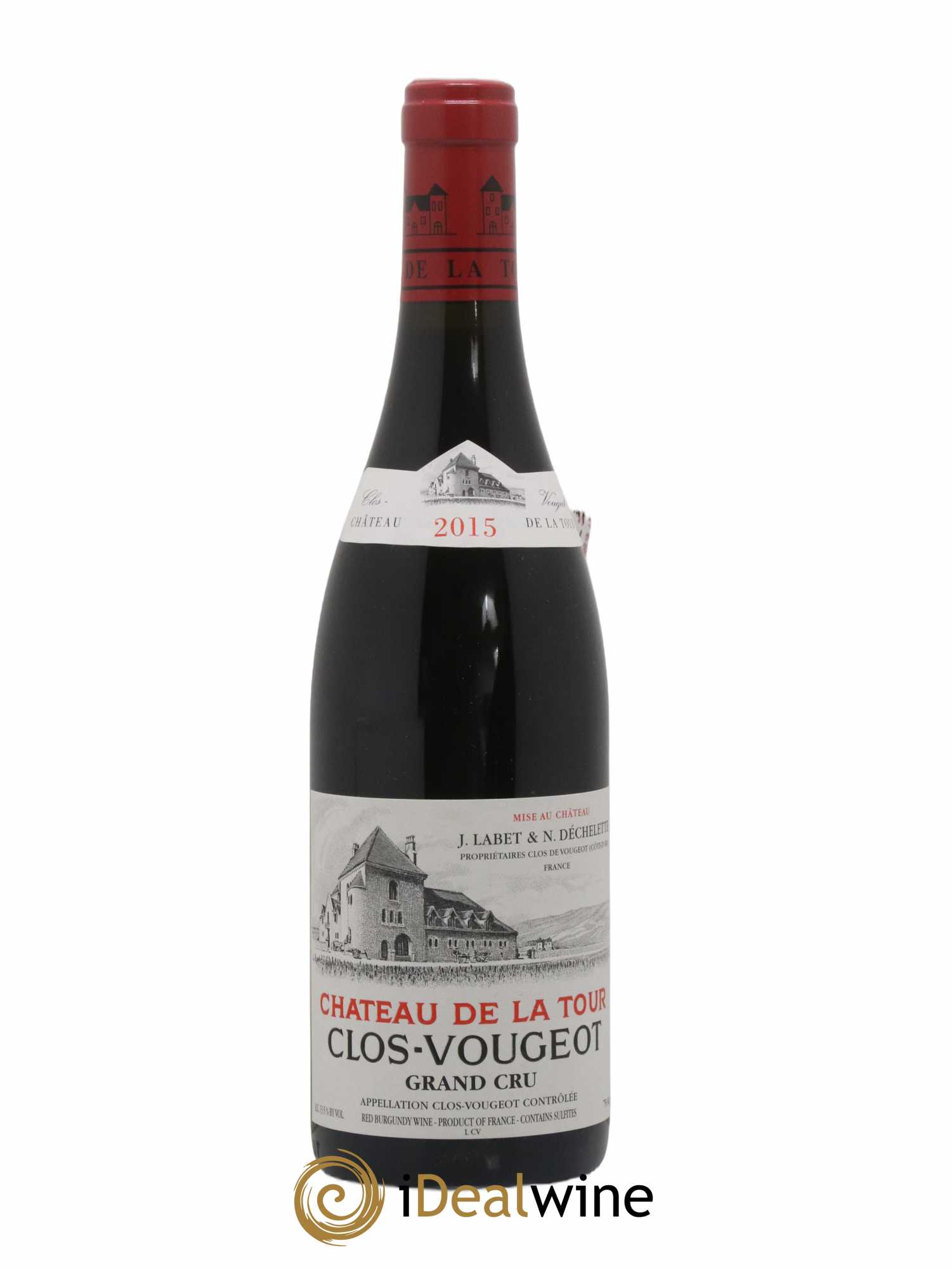 Clos de Vougeot Grand Cru Château de La Tour  2015 - Lot of 1 bottle - 0