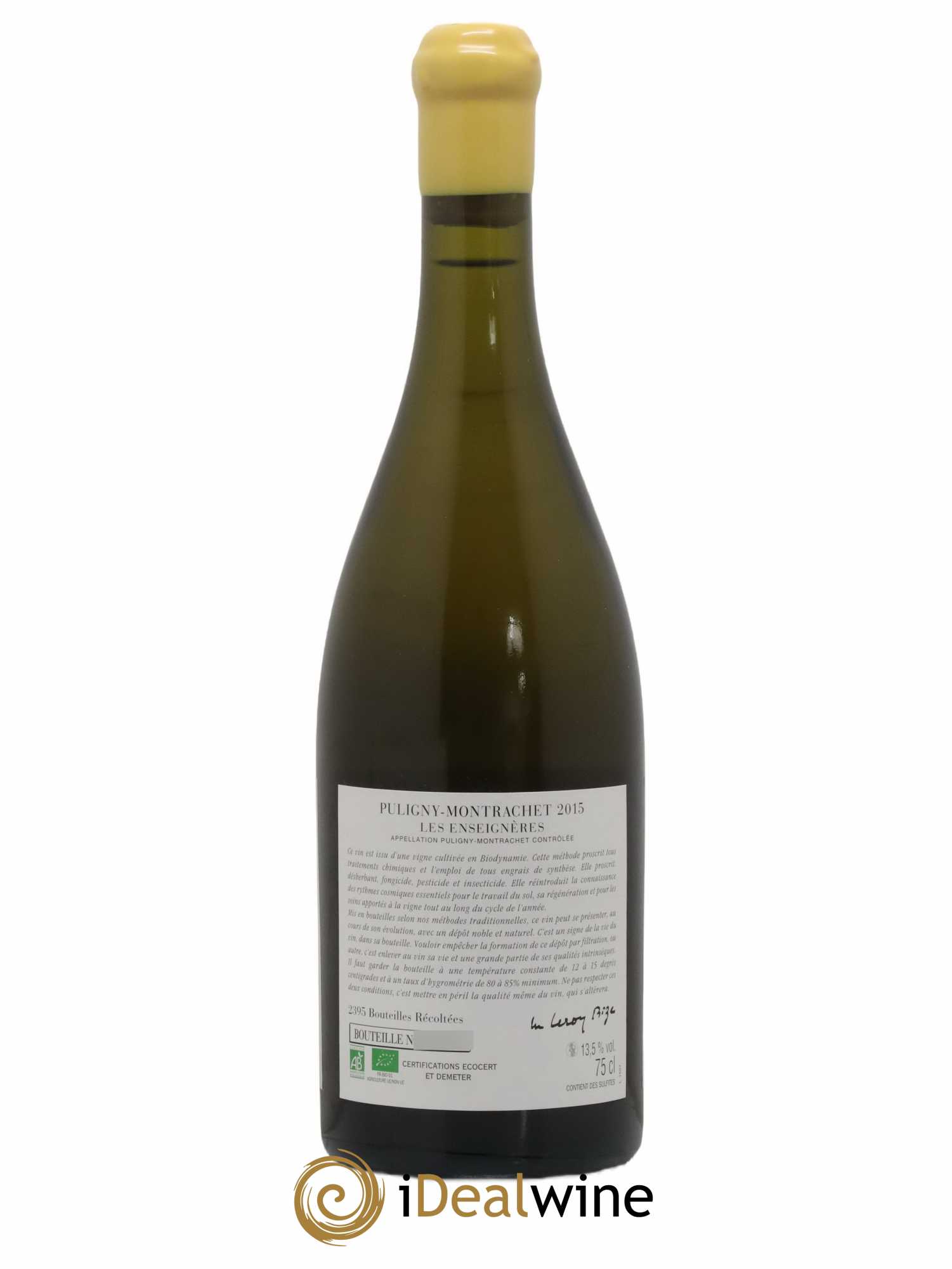 Puligny-Montrachet Les Enseignères d'Auvenay (Domaine)  2015 - Lotto di 1 bottiglia - 1