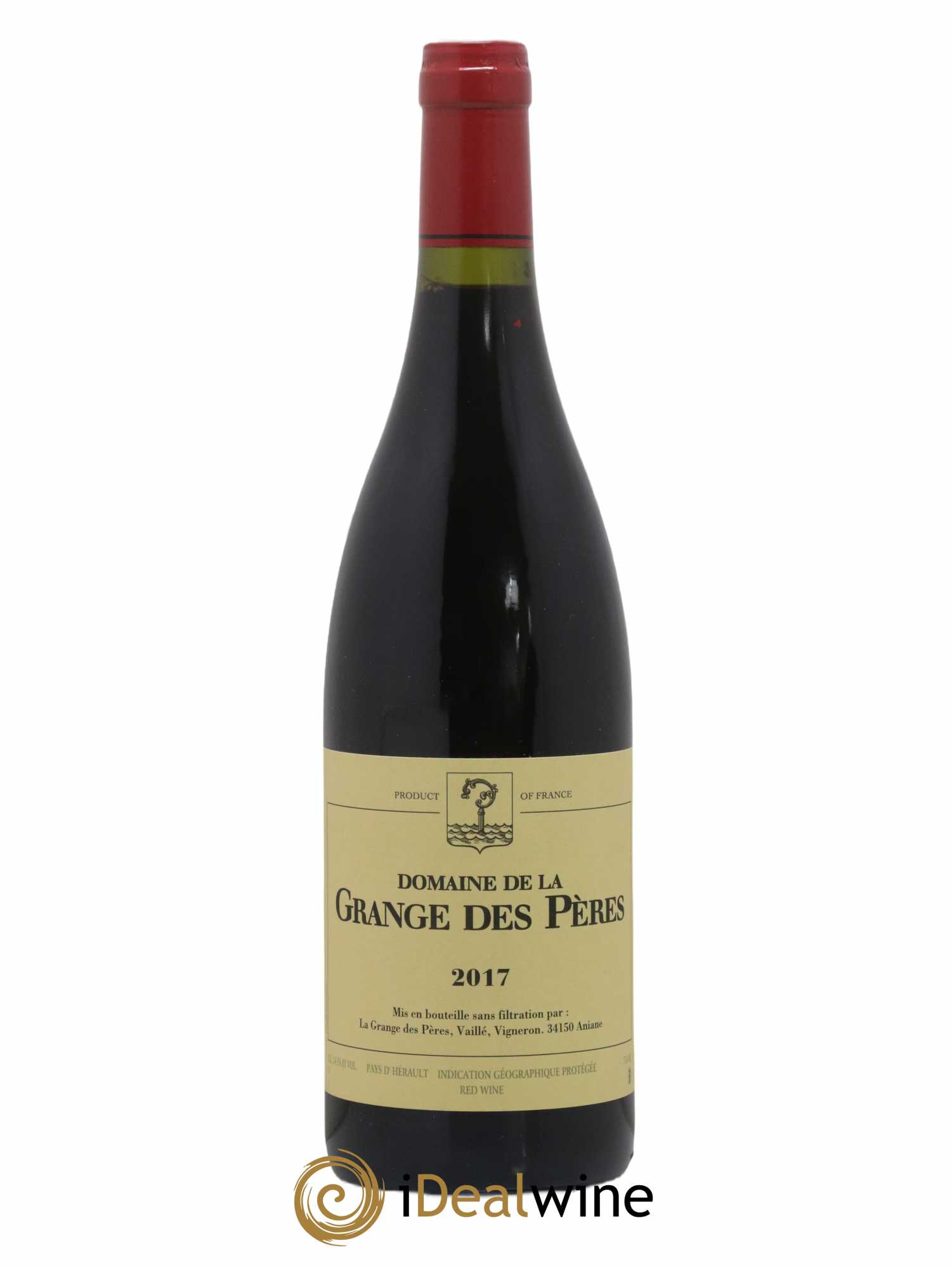 IGP Pays d'Hérault Grange des Pères Laurent Vaillé  2017 - Lot of 1 bottle - 0