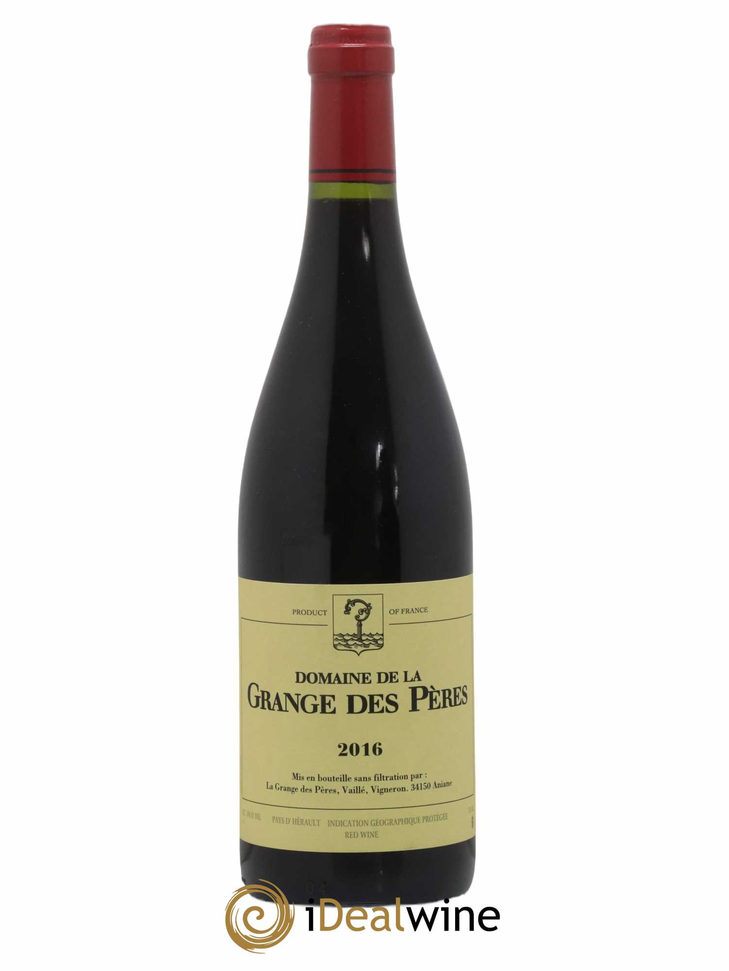 IGP Pays d'Hérault Grange des Pères Laurent Vaillé  2016 - Lot of 1 bottle - 0