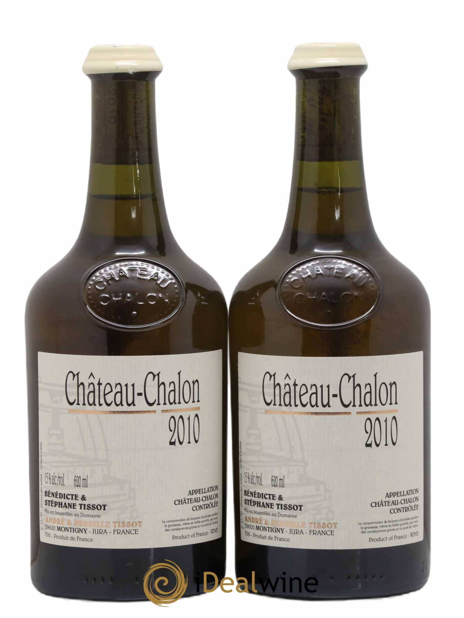 Château-Chalon Bénédicte et Stéphane Tissot  2010 - Lotto di 2 bottiglie - 0