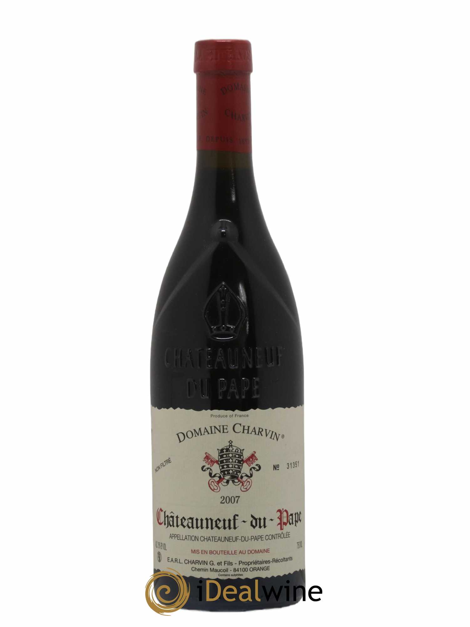 Châteauneuf-du-Pape Charvin (Domaine)  2007 - Posten von 1 Flasche - 0