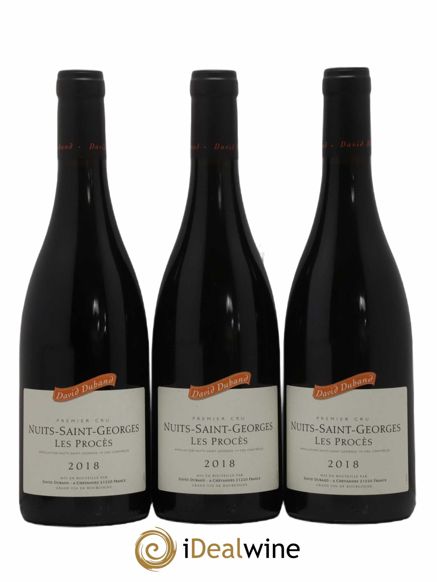 Nuits Saint-Georges 1er Cru Les Procès David Duband (Domaine)  2018 - Lot of 3 bottles - 0