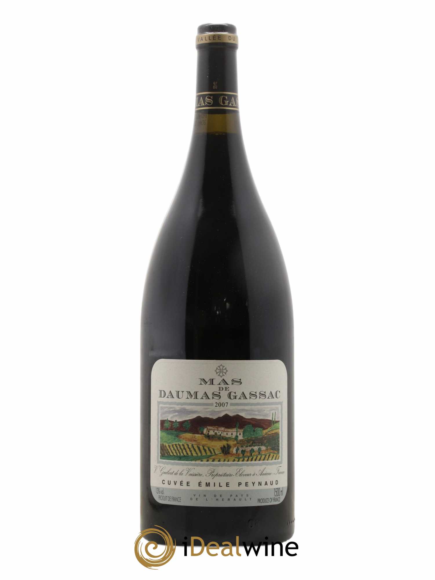 IGP Pays d'Hérault Mas Daumas Gassac Cuvée Emile Peynaud Famille Guibert de La Vaissière  2007 - Lotto di 1 magnum - 1