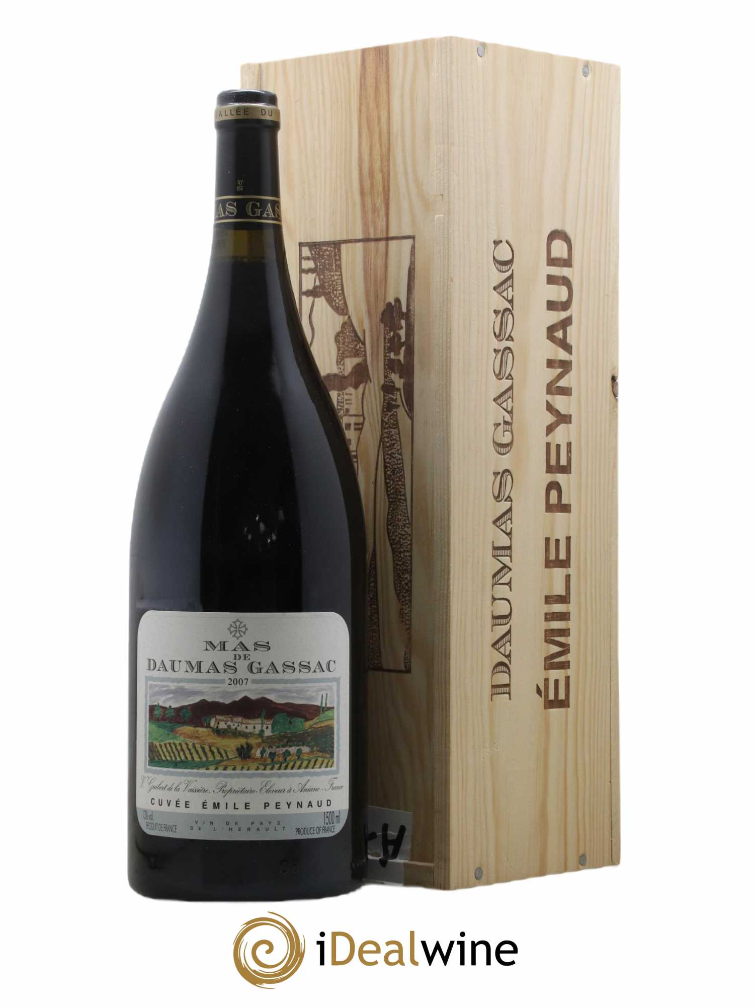 IGP Pays d'Hérault Mas Daumas Gassac Cuvée Emile Peynaud Famille Guibert de La Vaissière  2007 - Lotto di 1 magnum - 0