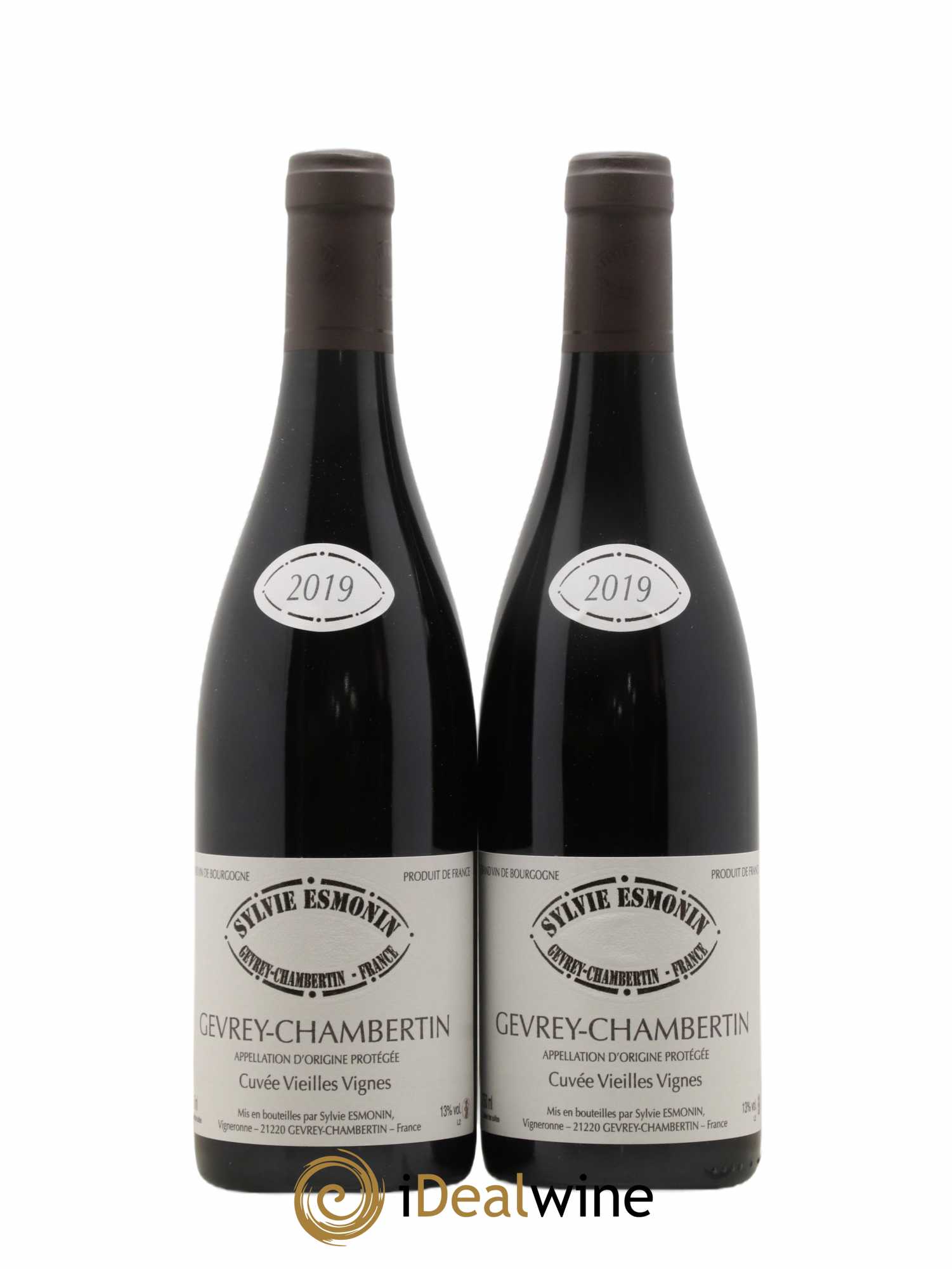 Gevrey-Chambertin Vieilles Vignes Sylvie Esmonin  2019 - Lot de 2 bouteilles - 0