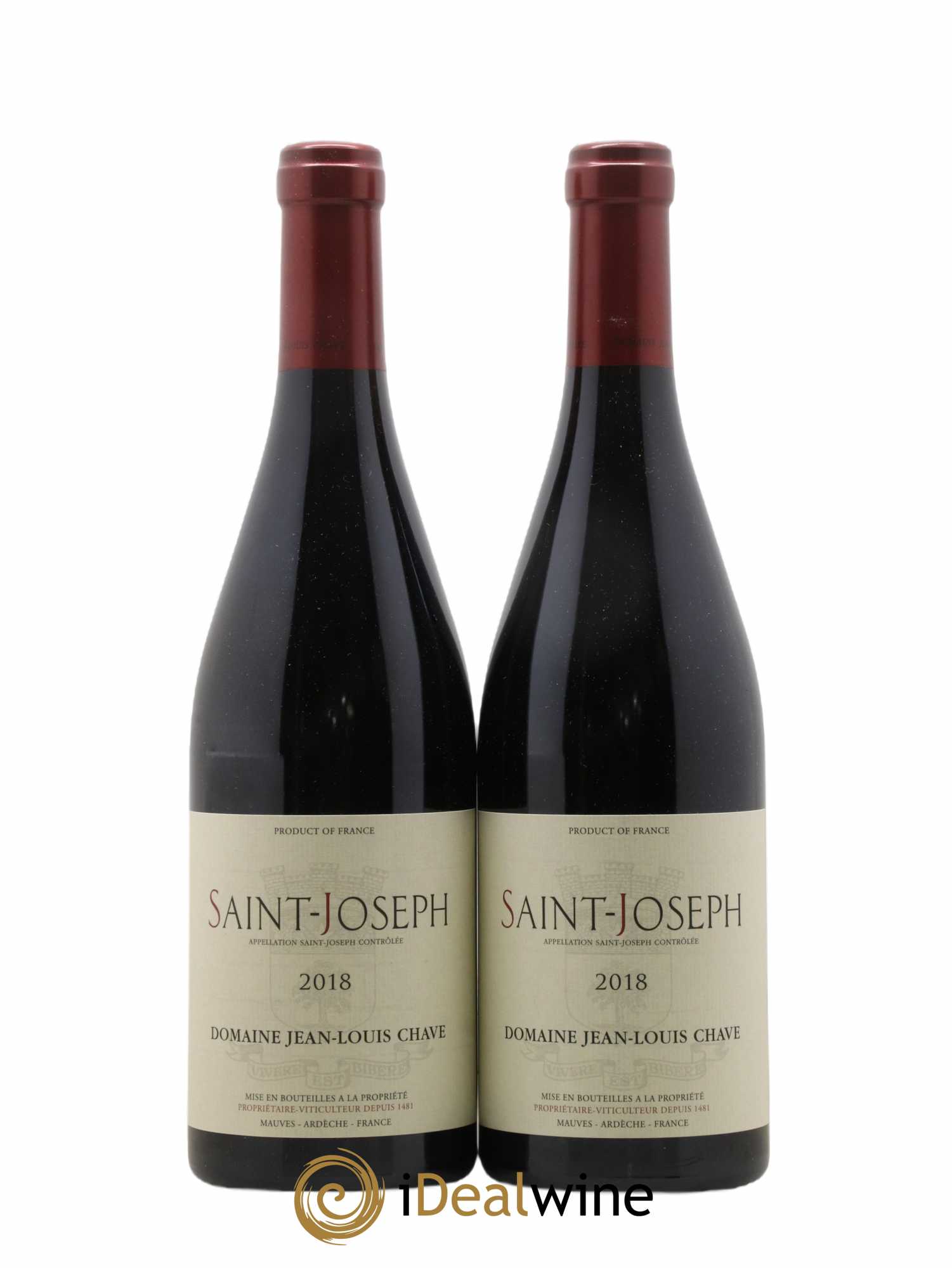 Saint-Joseph Jean-Louis Chave  2018 - Lot de 2 bouteilles - 0