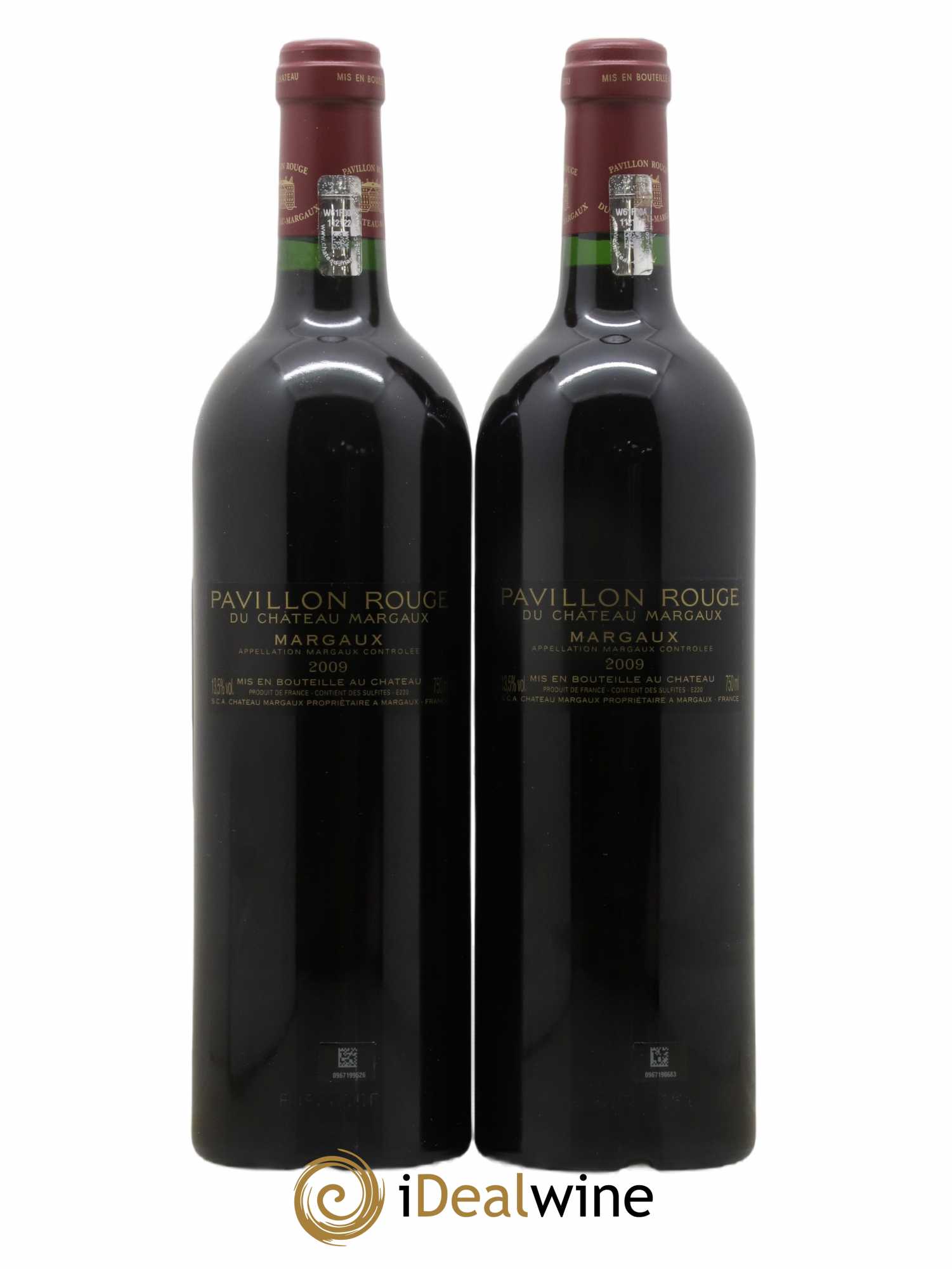 Pavillon Rouge du Château Margaux Second Vin  2009 - Lot of 2 bottles - 1