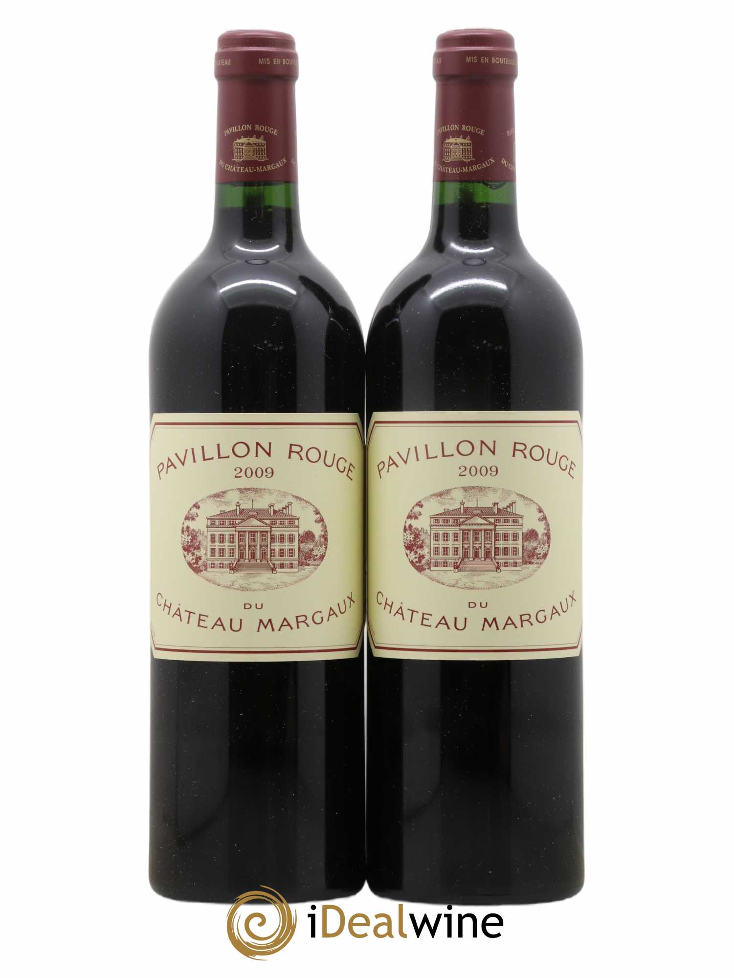 Pavillon Rouge du Château Margaux Second Vin  2009 - Lot of 2 bottles - 0