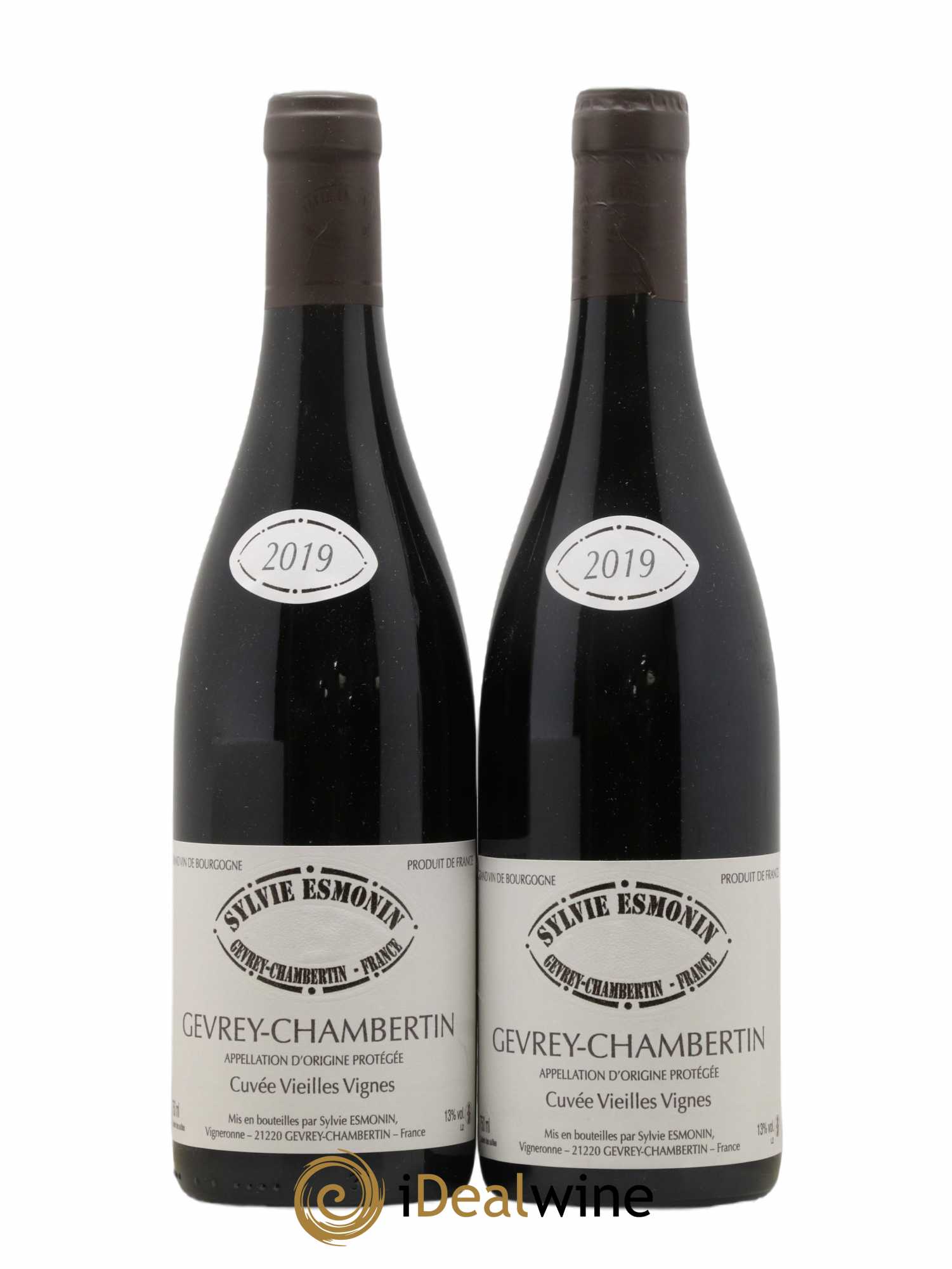 Gevrey-Chambertin Vieilles Vignes Sylvie Esmonin  2019 - Lot de 2 bouteilles - 0