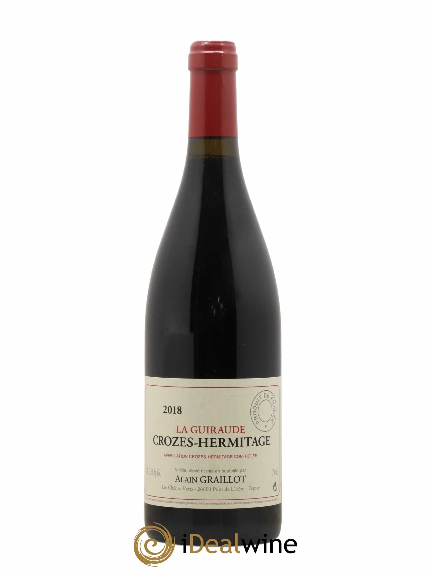 Crozes-Hermitage La Guiraude Domaine Graillot  2018 - Lotto di 1 bottiglia - 0