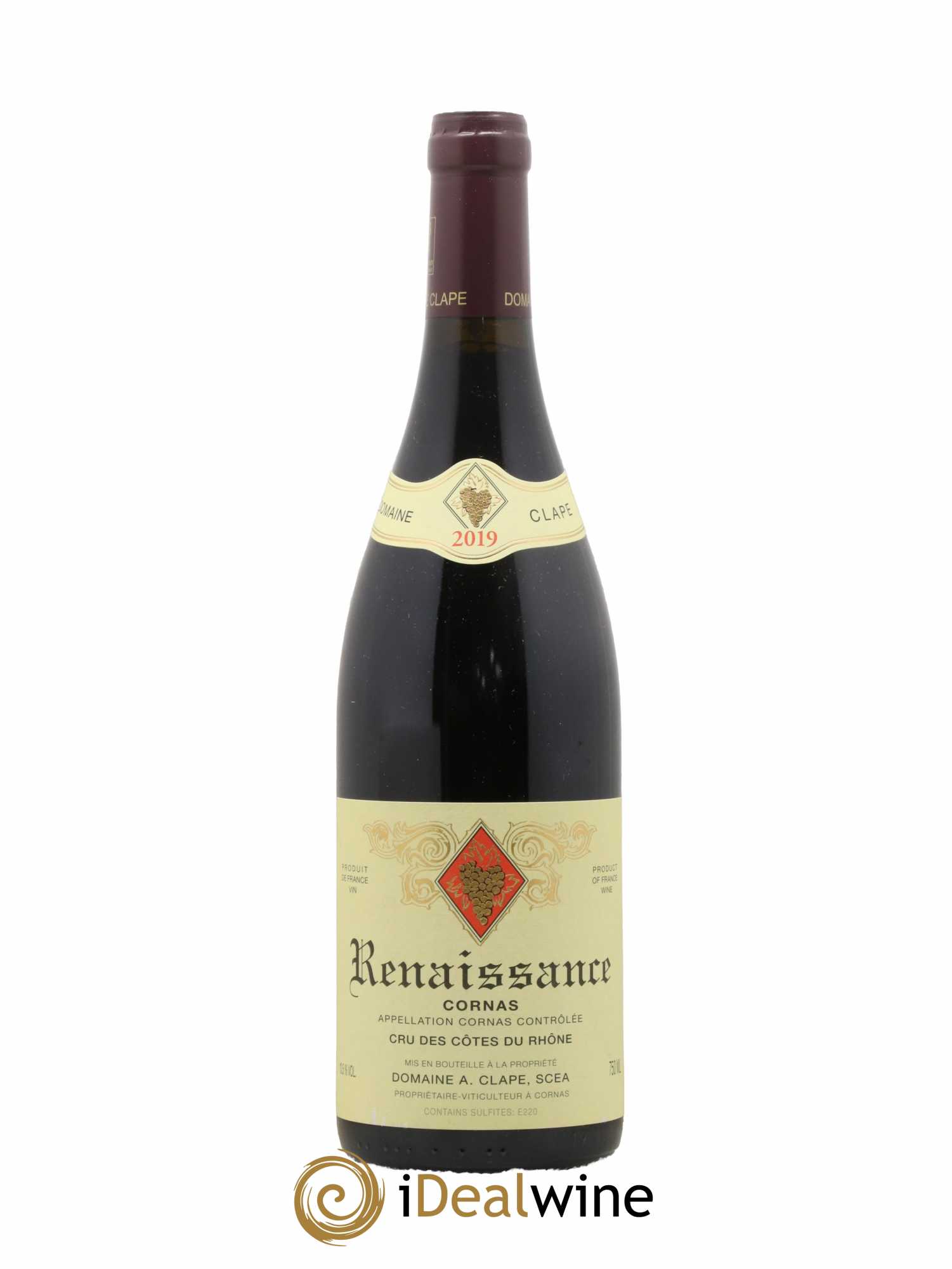 Cornas Renaissance Auguste Clape  2019 - Lotto di 1 bottiglia - 0