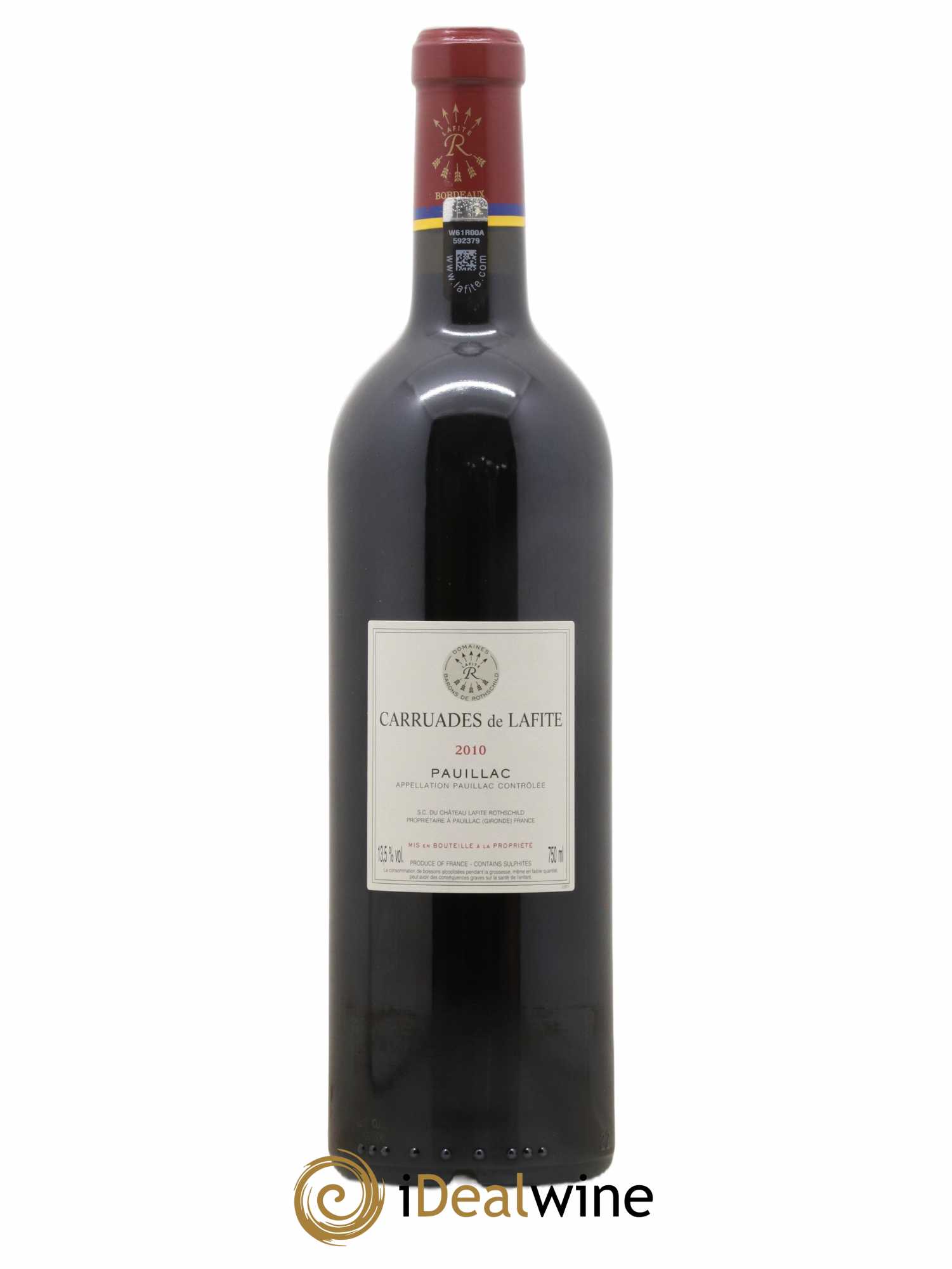 Carruades de Lafite Rothschild Second Vin  2010 - Lot de 1 bouteille - 1