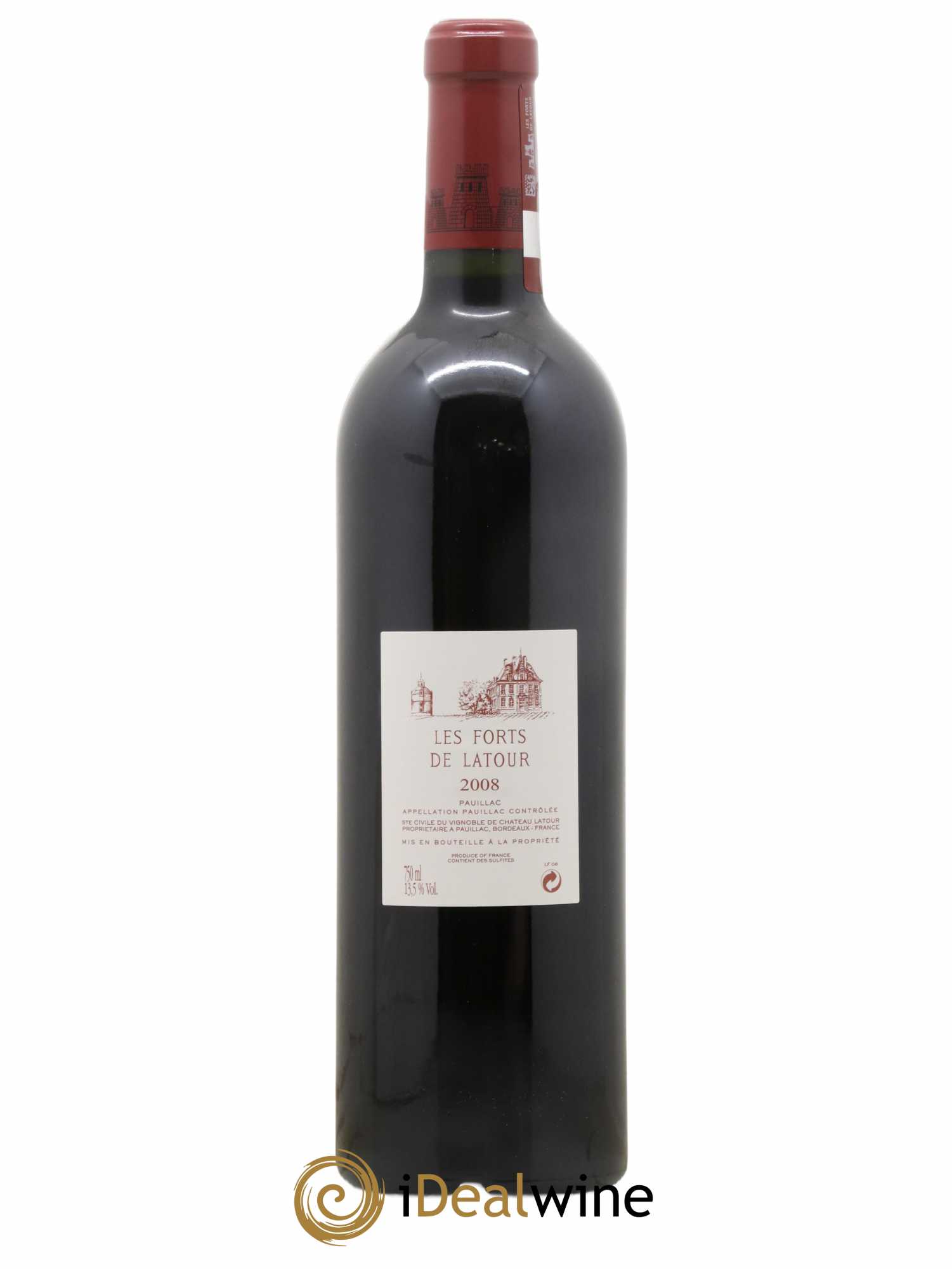 Les Forts de Latour Second Vin  2008 - Lot de 1 bouteille - 1