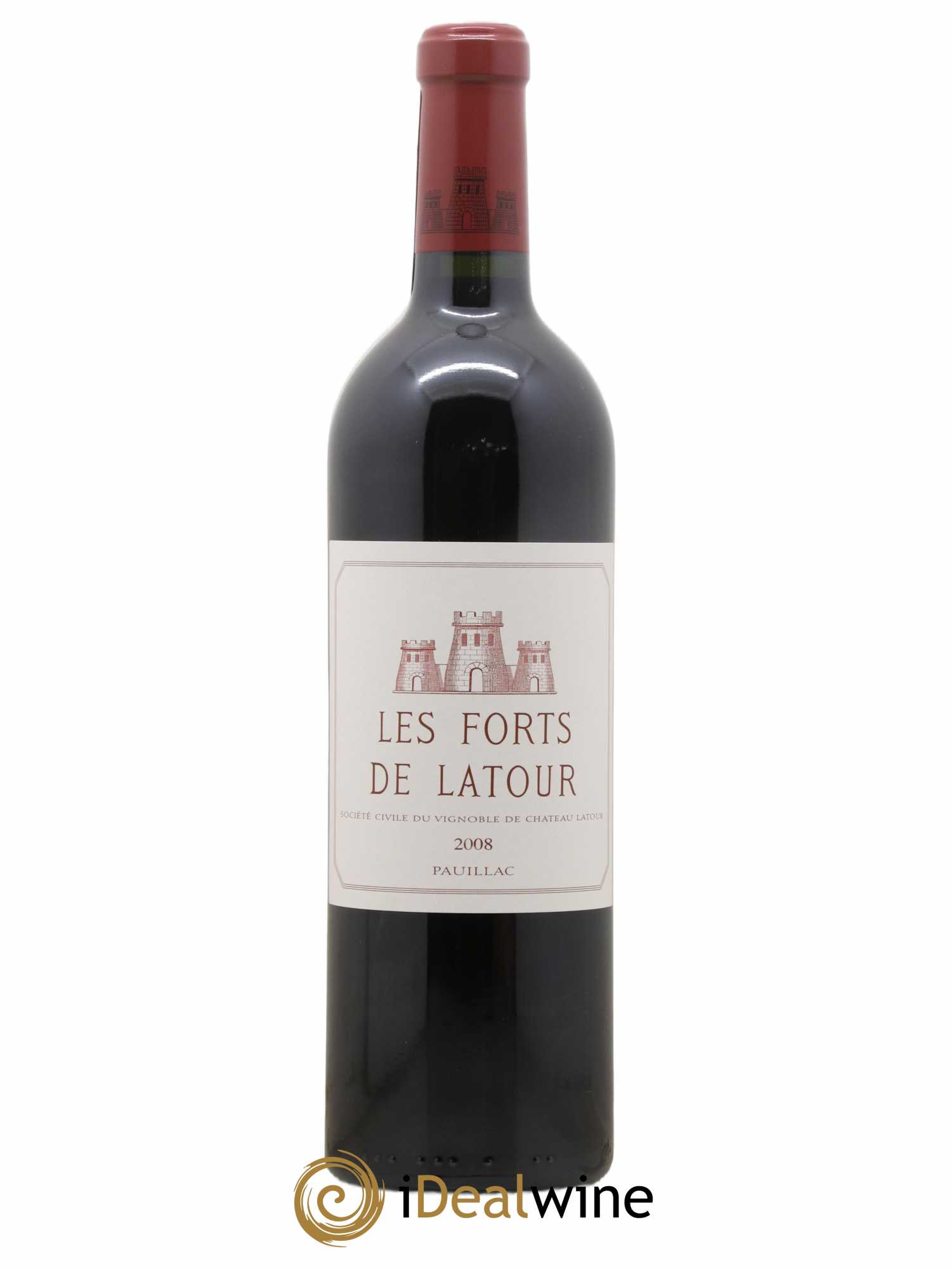 Les Forts de Latour Second Vin  2008 - Lot de 1 bouteille - 0