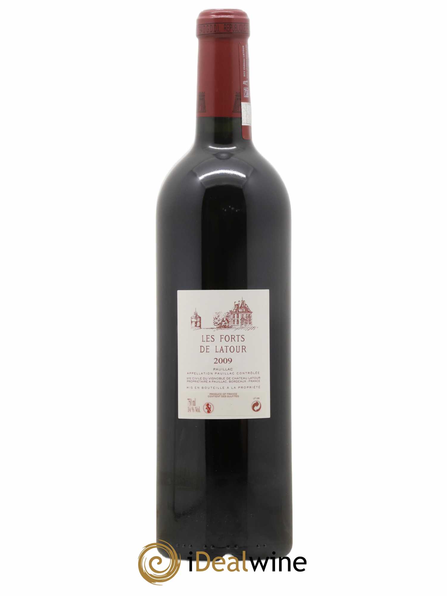 Les Forts de Latour Second Vin  2009 - Lot de 1 bouteille - 1