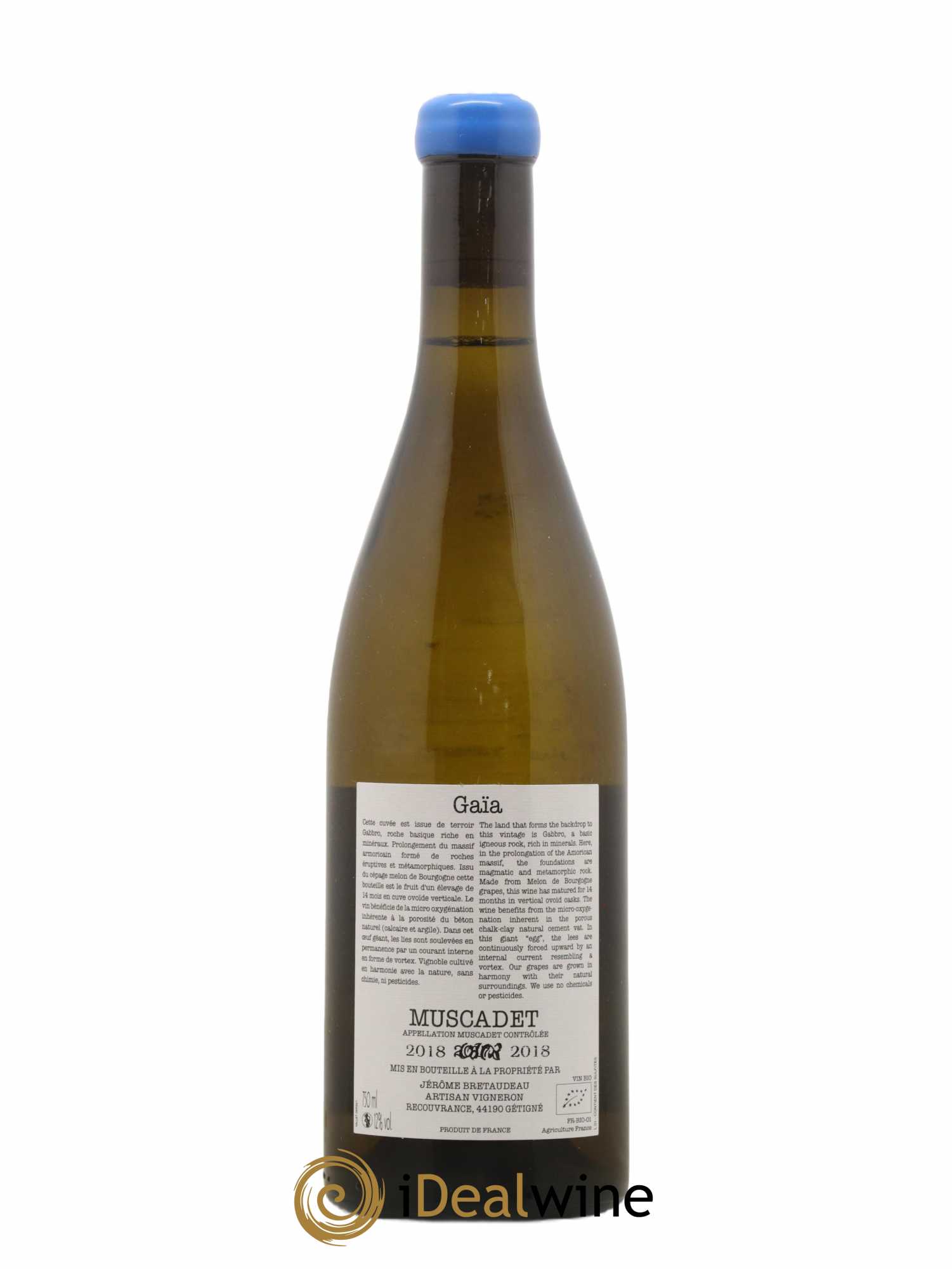 Muscadet-Sèvre-et-Maine Gaia Jérôme Bretaudeau - Domaine de Bellevue  2018 - Posten von 1 Flasche - 1