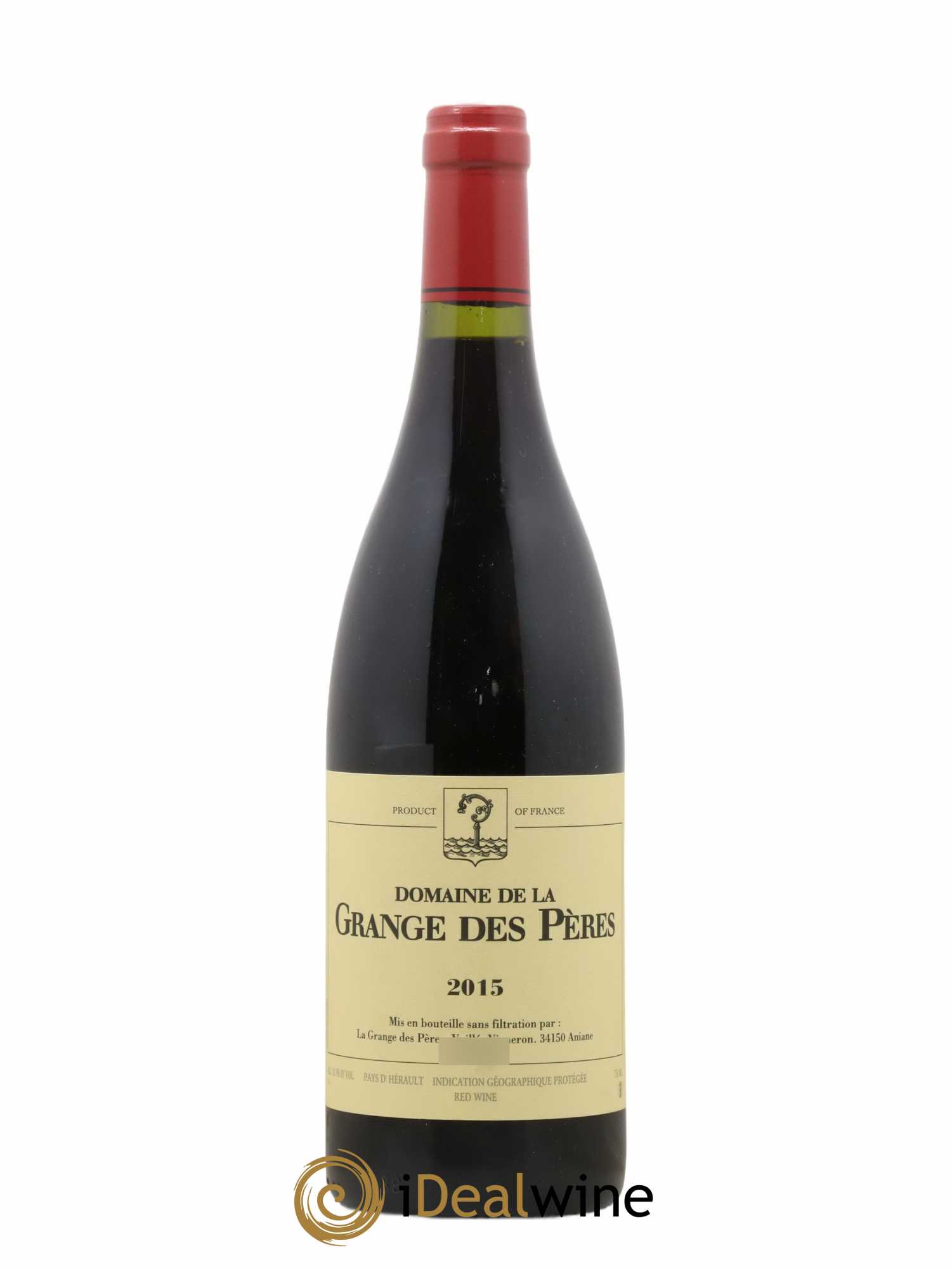 IGP Pays d'Hérault Grange des Pères Laurent Vaillé  2015 - Lot de 1 bouteille - 0