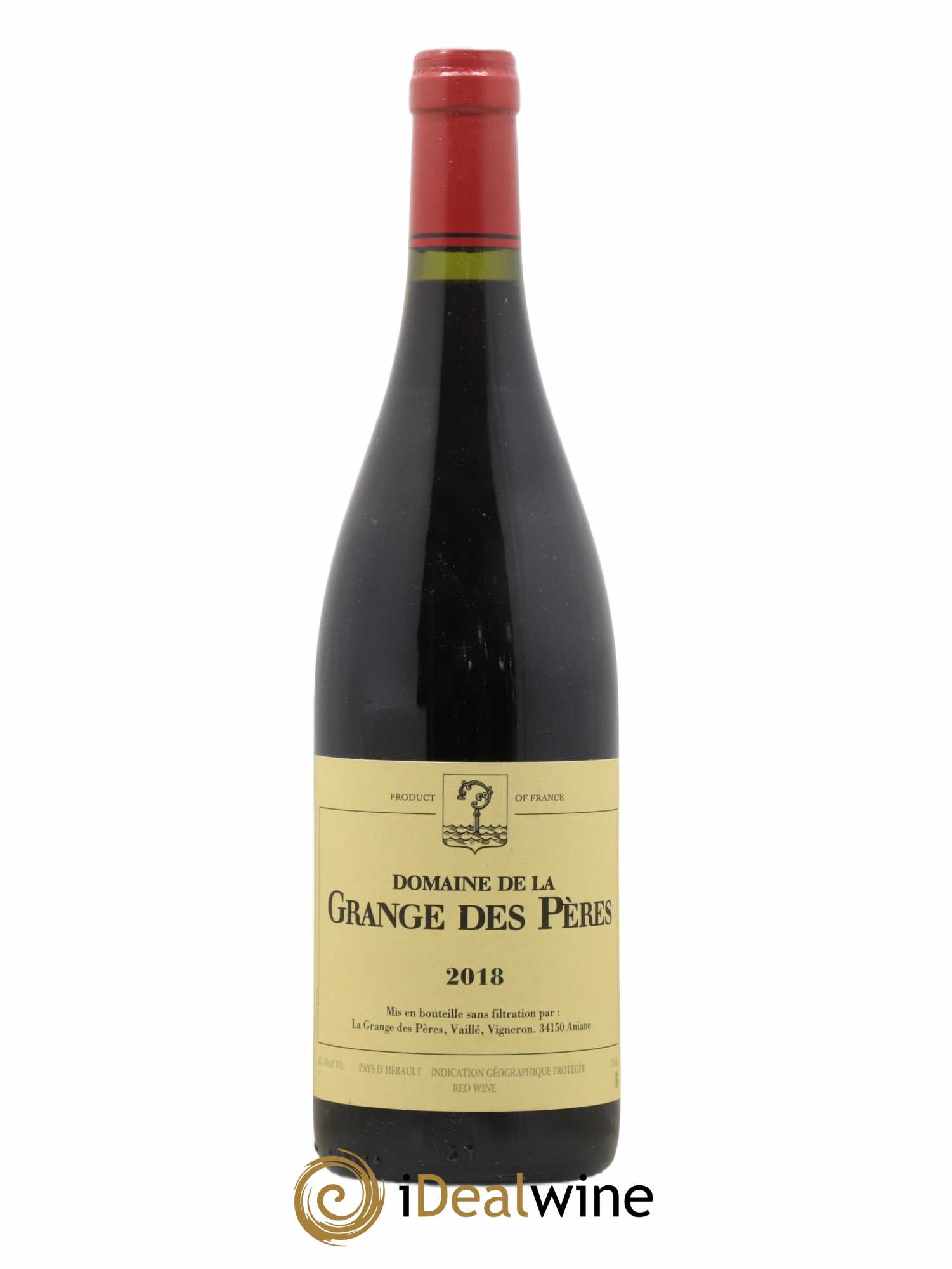 IGP Pays d'Hérault Grange des Pères Laurent Vaillé  2018 - Lot de 1 bouteille - 0