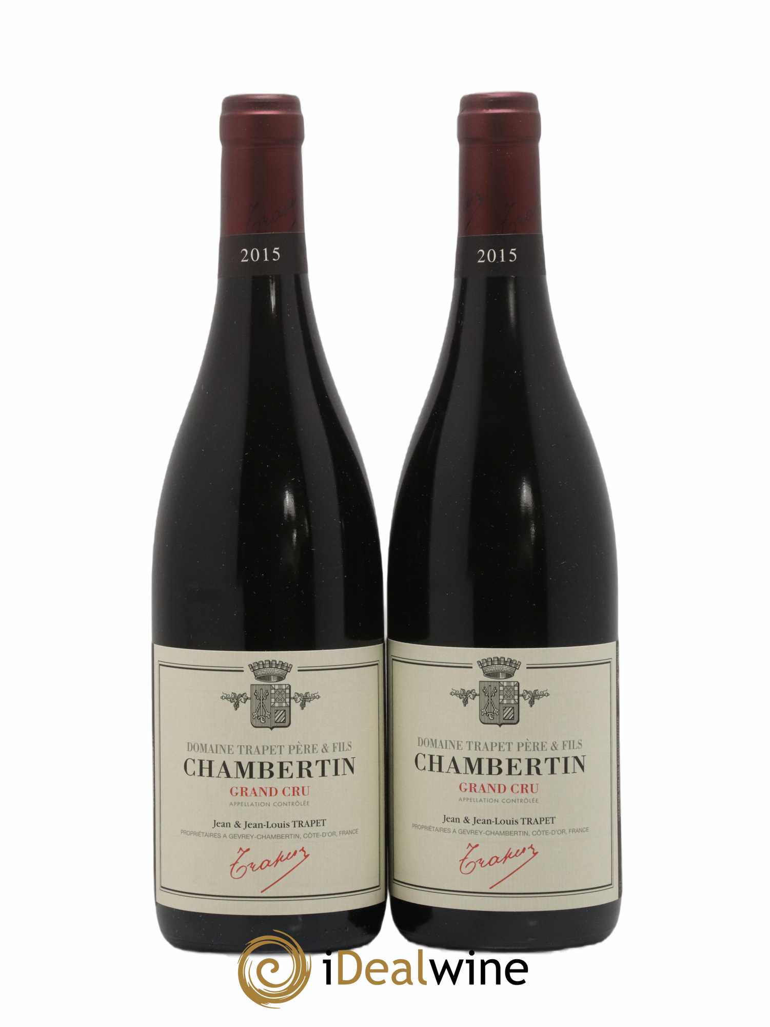 Chambertin Grand Cru Domaine Trapet  2015 - Lot de 2 bouteilles - 0