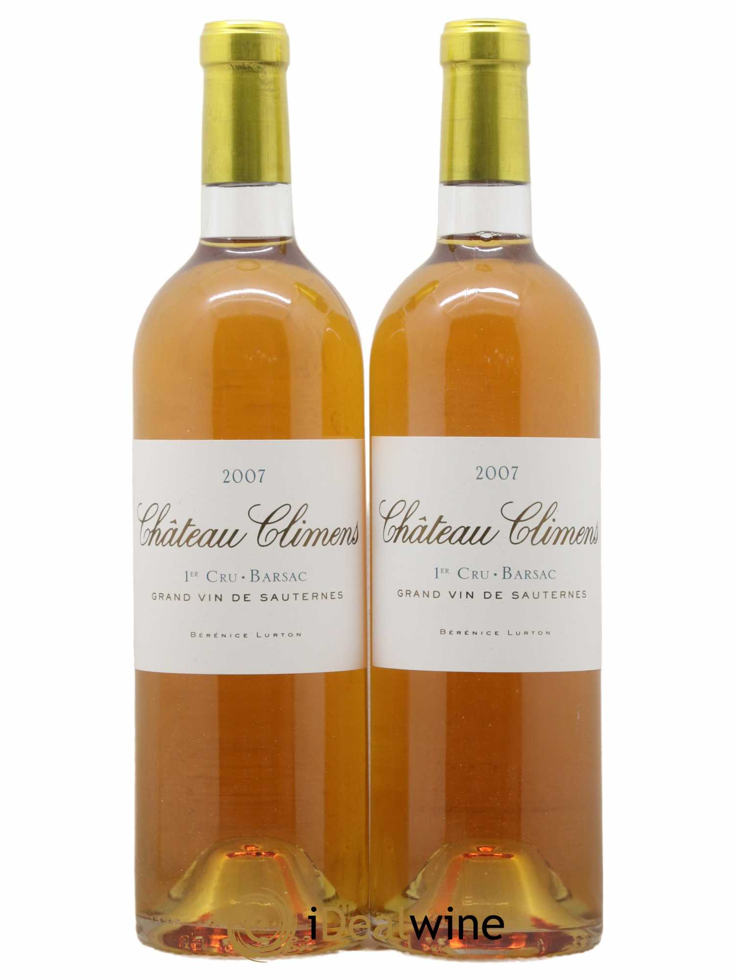 Château Climens 1er Grand Cru Classé  2007 - Lot de 2 bouteilles - 0