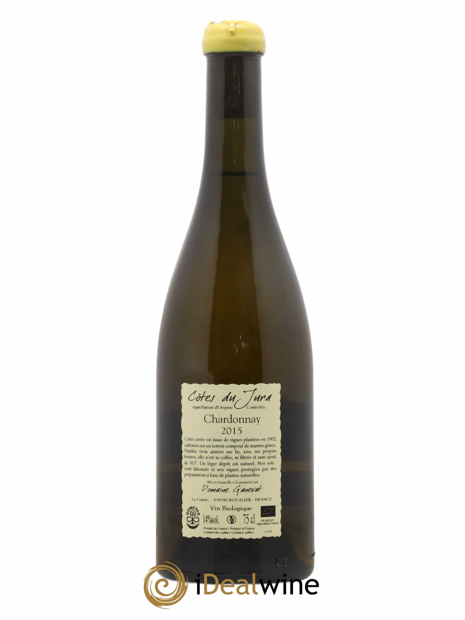 Côtes du Jura Les Chalasses Vieilles Vignes Jean-François Ganevat (Domaine)  2015 - Lot of 1 bottle - 1