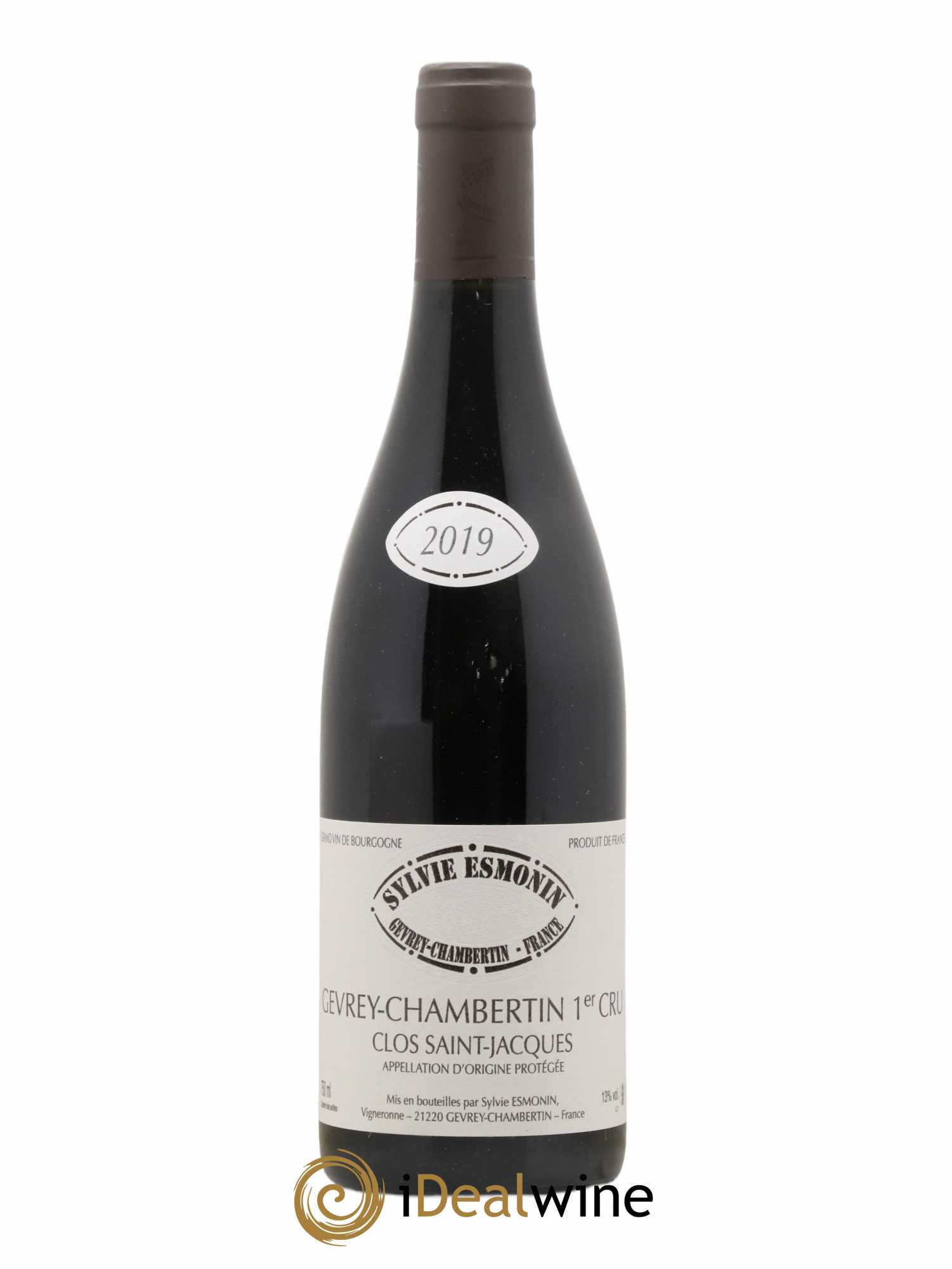 Gevrey-Chambertin 1er Cru Clos Saint Jacques Sylvie Esmonin  2019 - Lot de 1 bouteille - 0