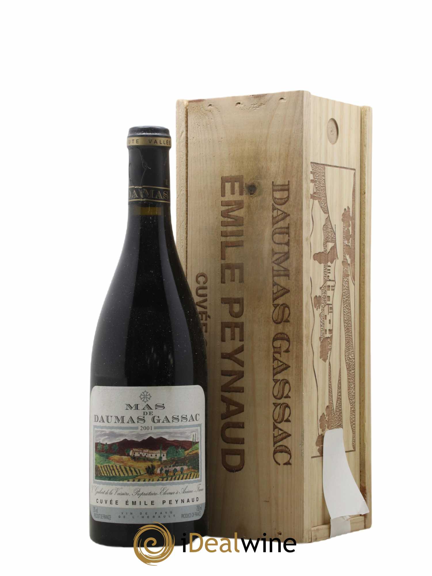 IGP Pays d'Hérault Mas Daumas Gassac Cuvée Emile Peynaud Famille Guibert de La Vaissière  2001 - Lot of 1 bottle - 0