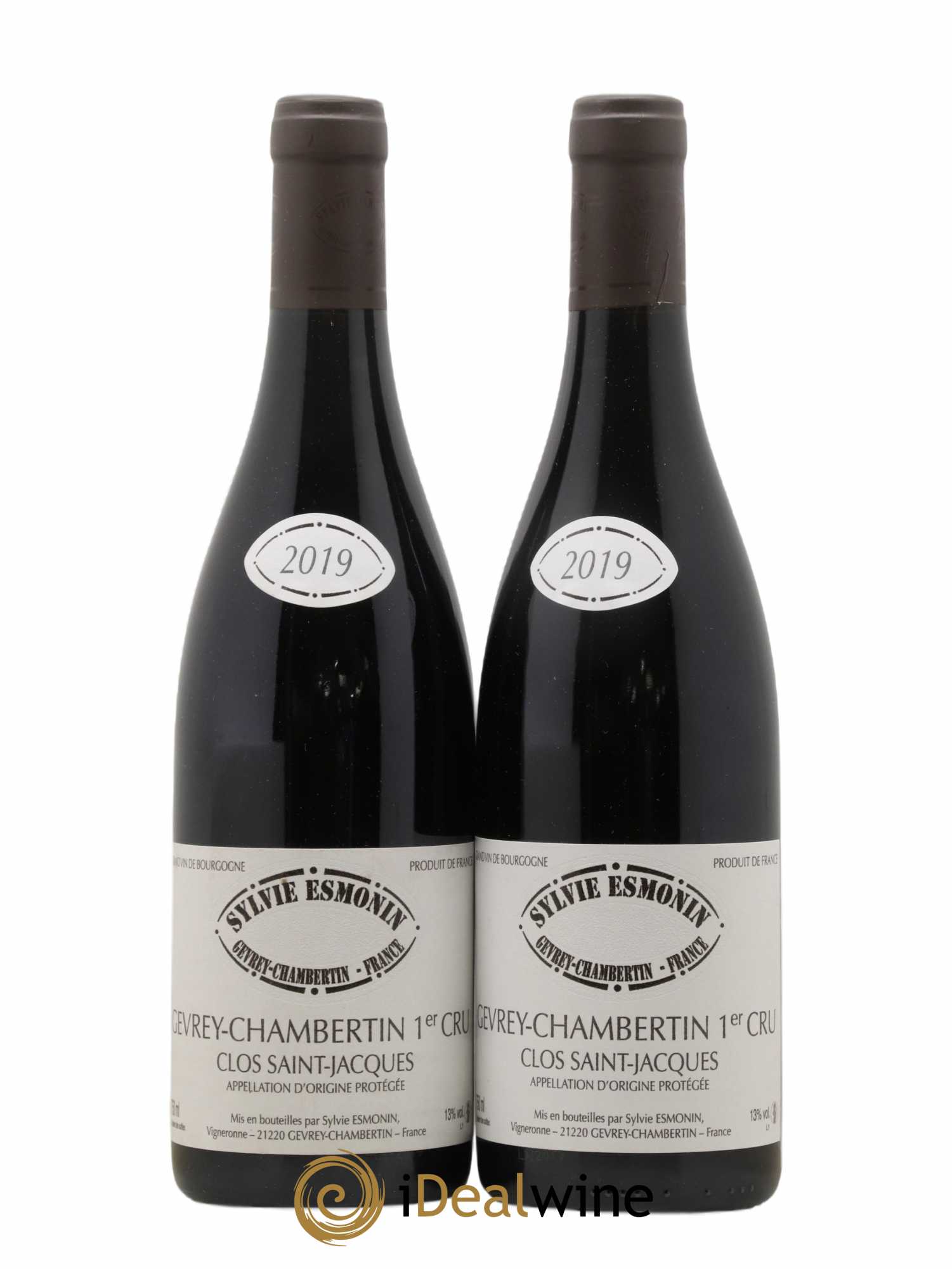 Gevrey-Chambertin 1er Cru Clos Saint Jacques Sylvie Esmonin  2019 - Lot de 2 bouteilles - 0