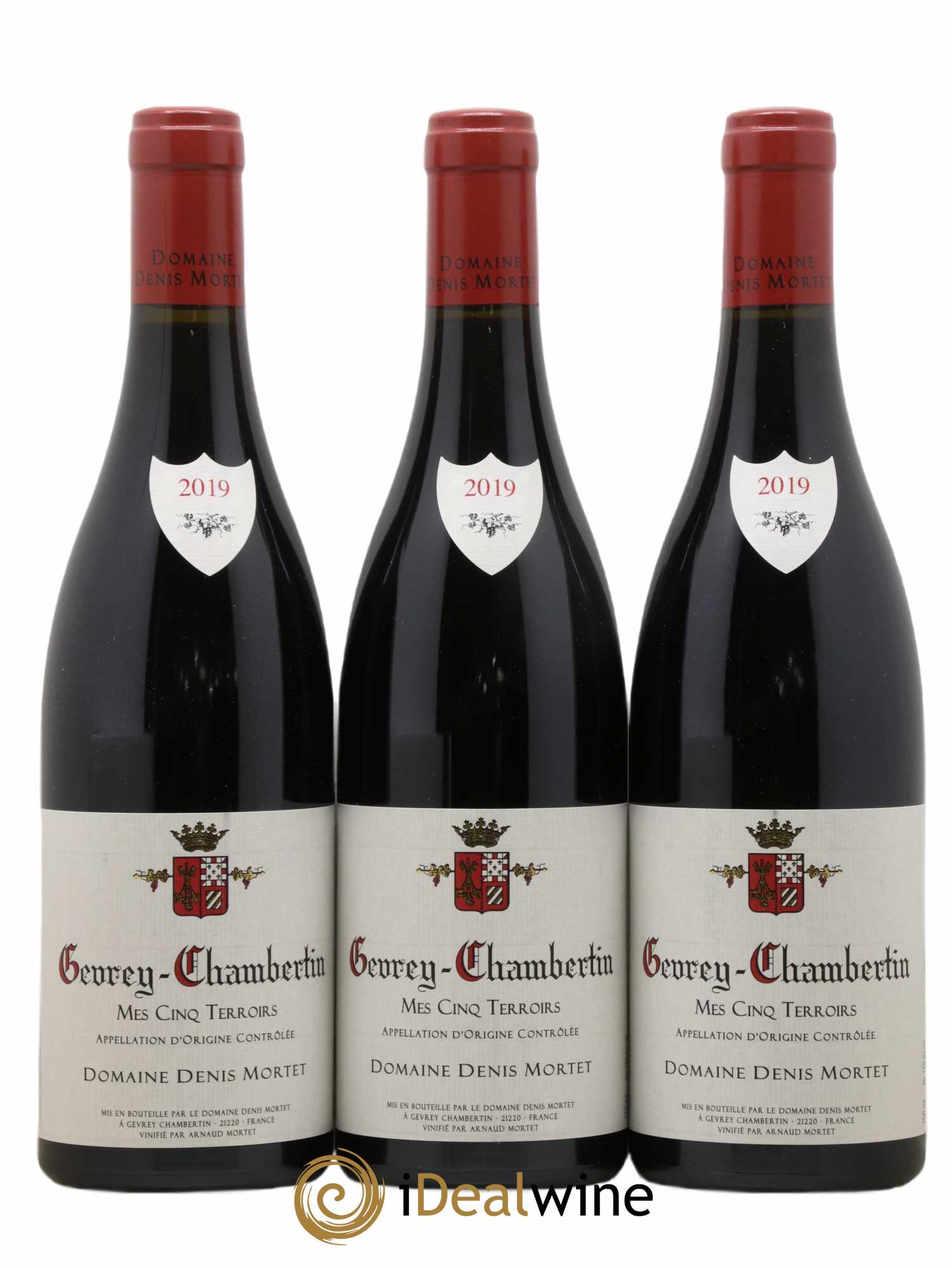 Gevrey-Chambertin Mes Cinq Terroirs Denis Mortet (Domaine)  2019 - Lotto di 3 bottiglie - 0