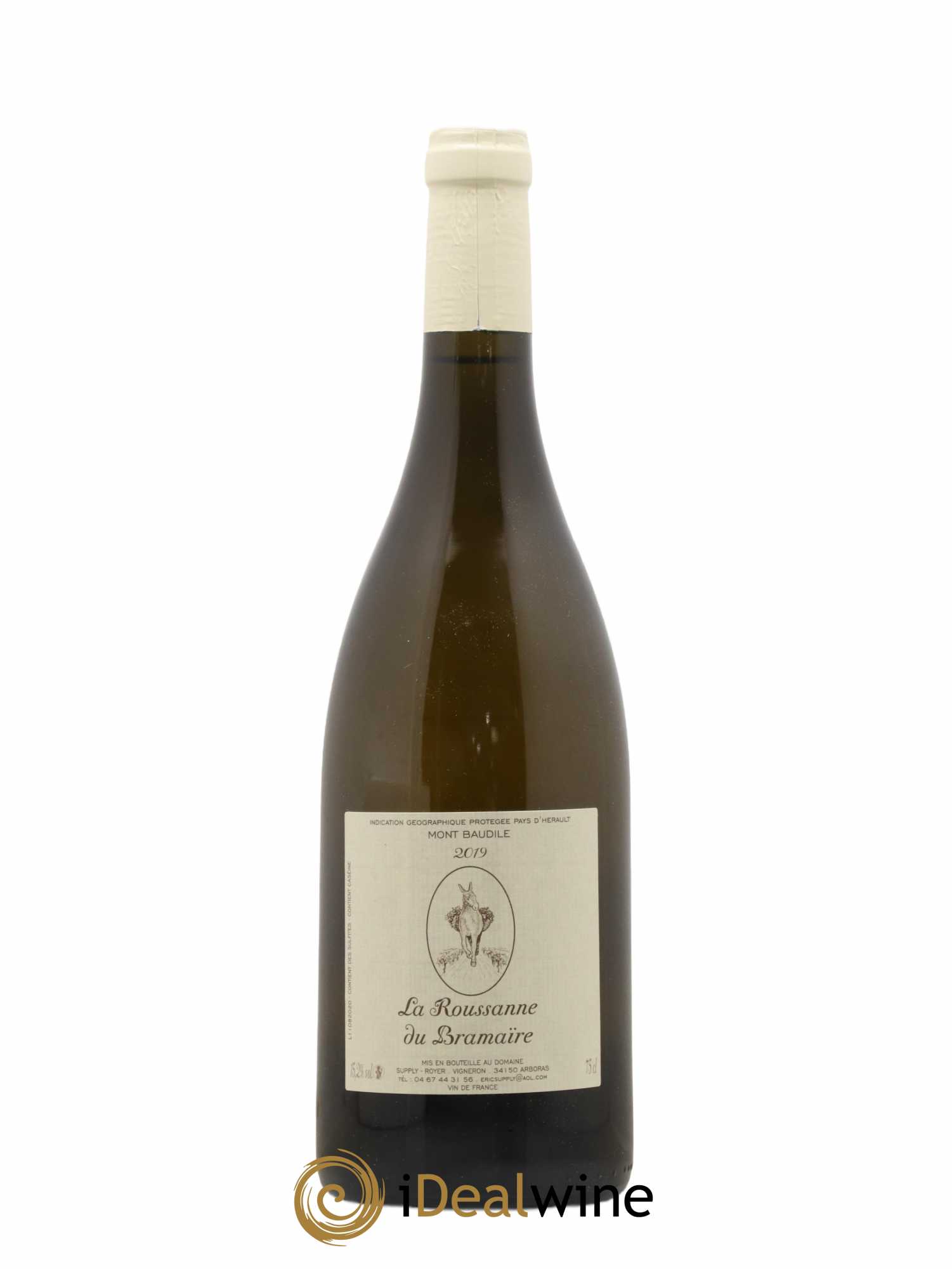 Coteaux du Languedoc Terrasses du Larzac Roussane Bramaire Domaine Supply Royer 2019 - Lot de 1 bouteille - 0